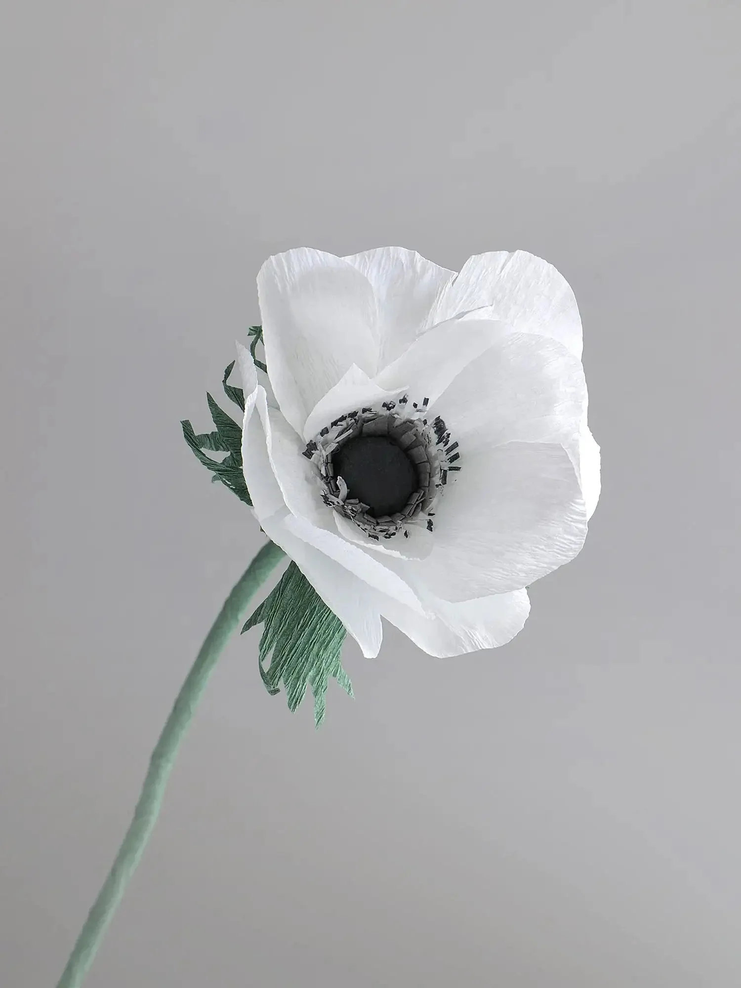 Anemone Single Stem | Handcrafted Paper Flower - Image 2