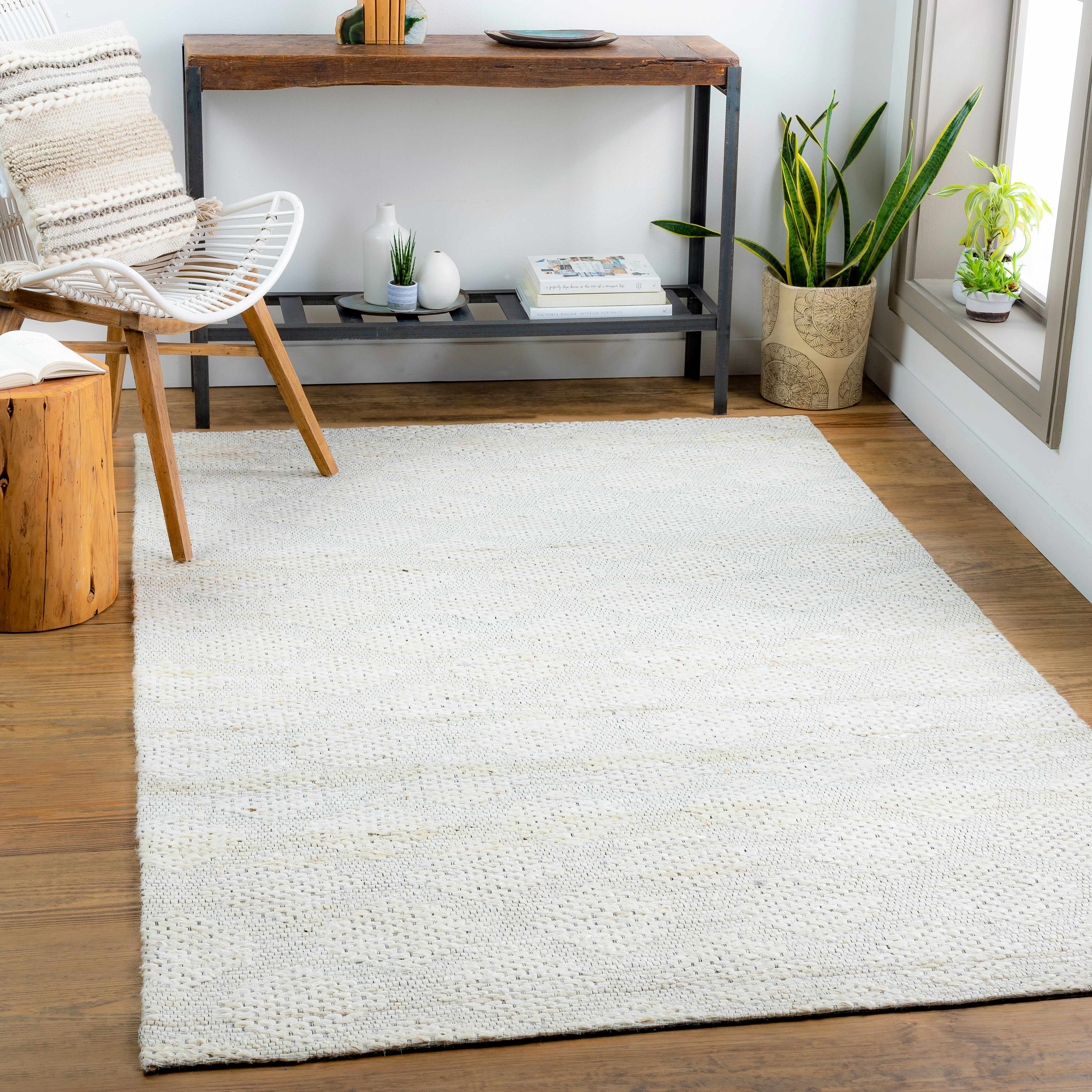 Angaston Beige Hand-Woven Jute Rug - Clearance - Image 2