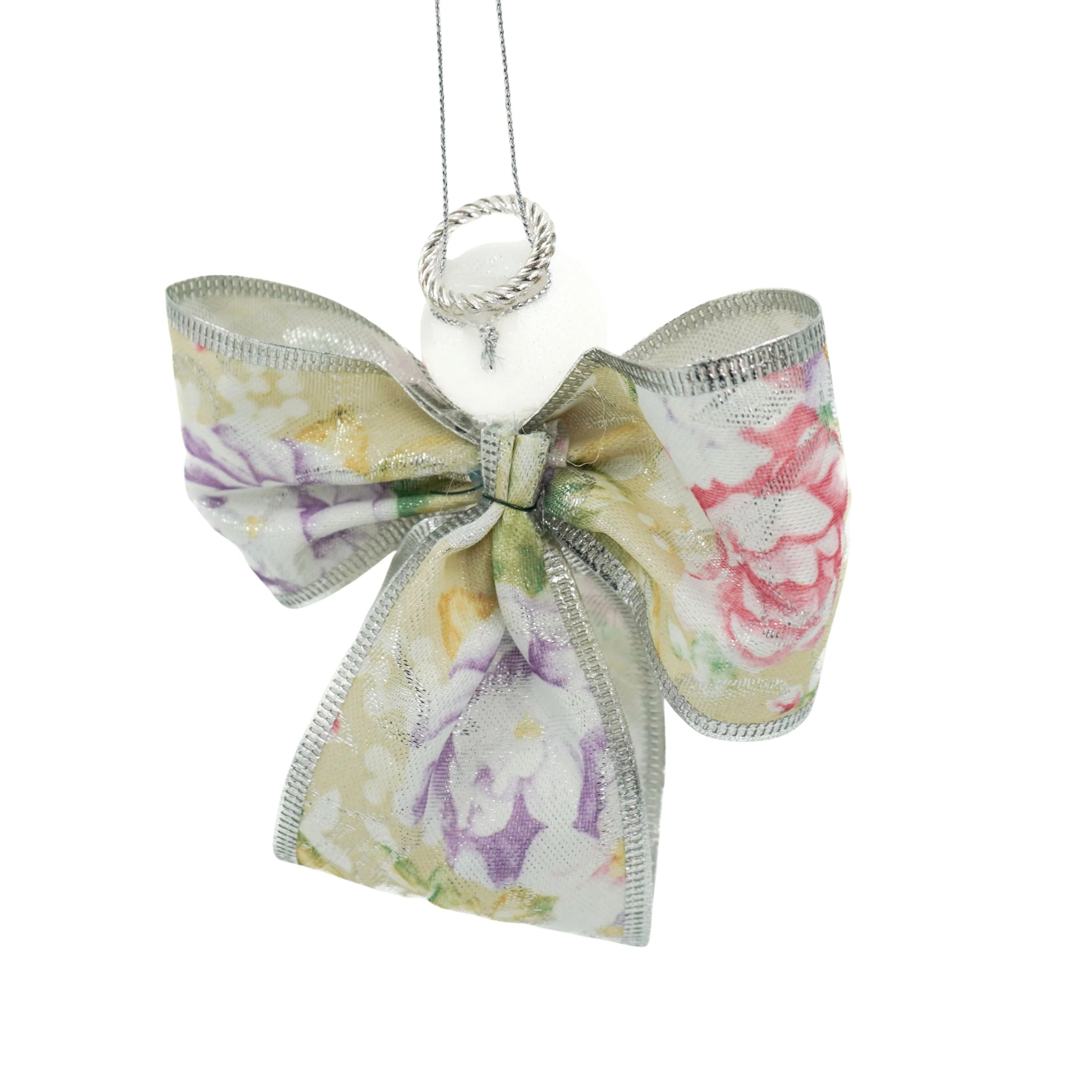 Angel Ribbon Ornament | Floral | Heirloom Treasures - Image 2