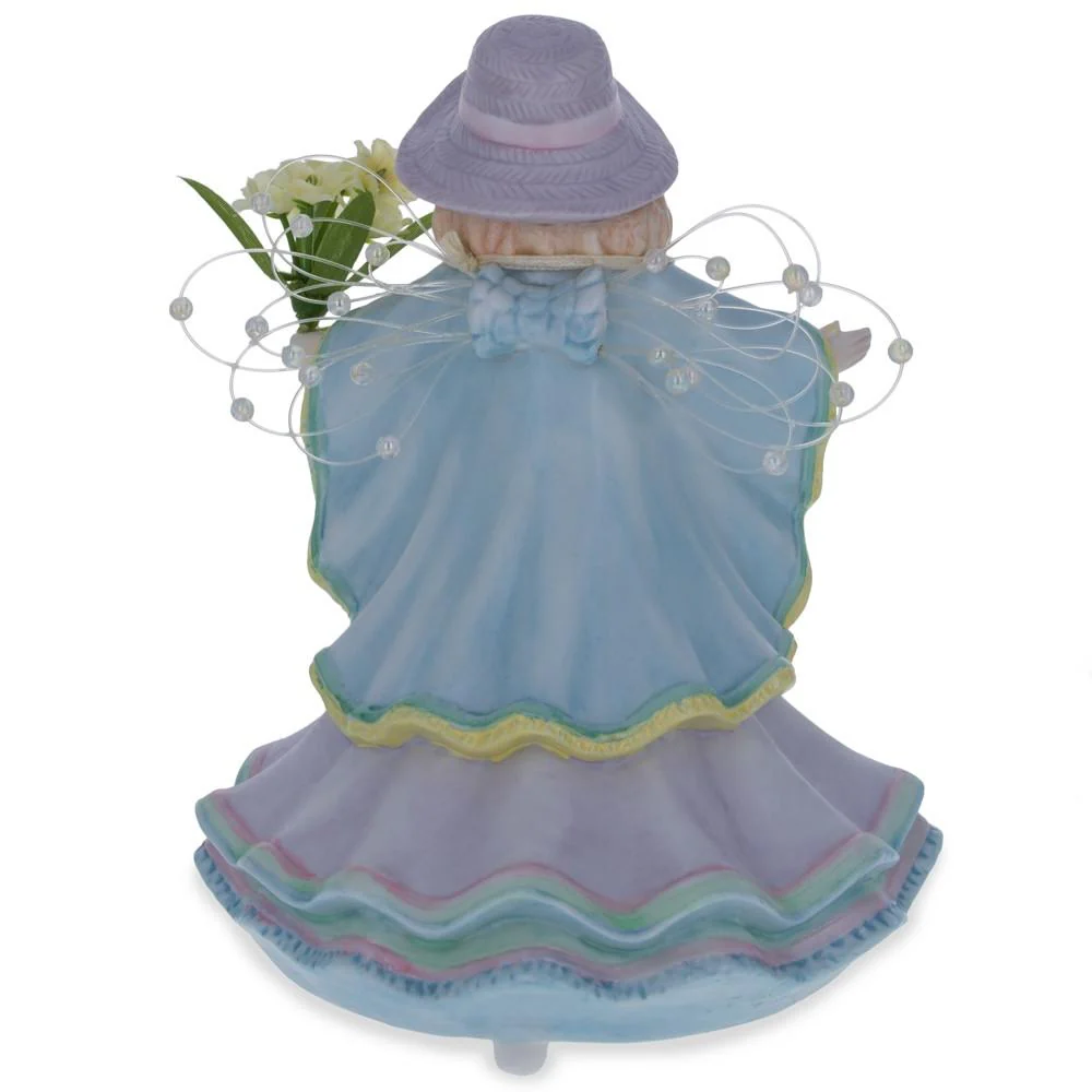 Angel with Cross Porcelain Musical Figurine 6.5 Inches - Image 3