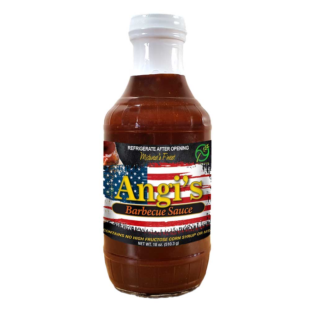 Angi's Barbecue Sauce | Pack of 2 | 18 oz | Gluten Free | Brenmar - Image 2