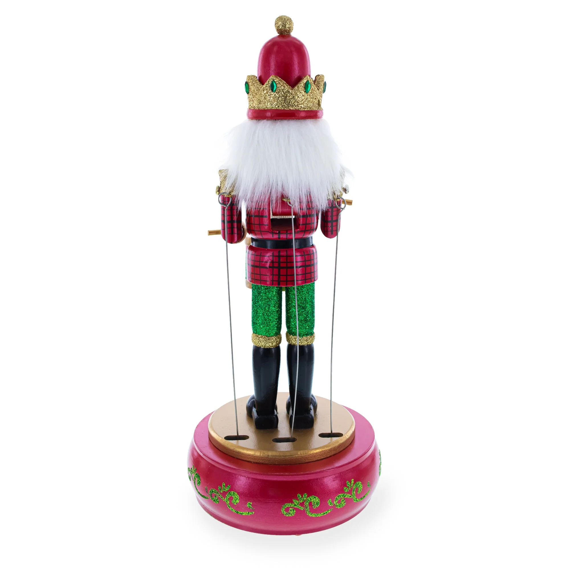 Animated Nutcracker the Drummer Musical Figurine 13 Inches - Image 5