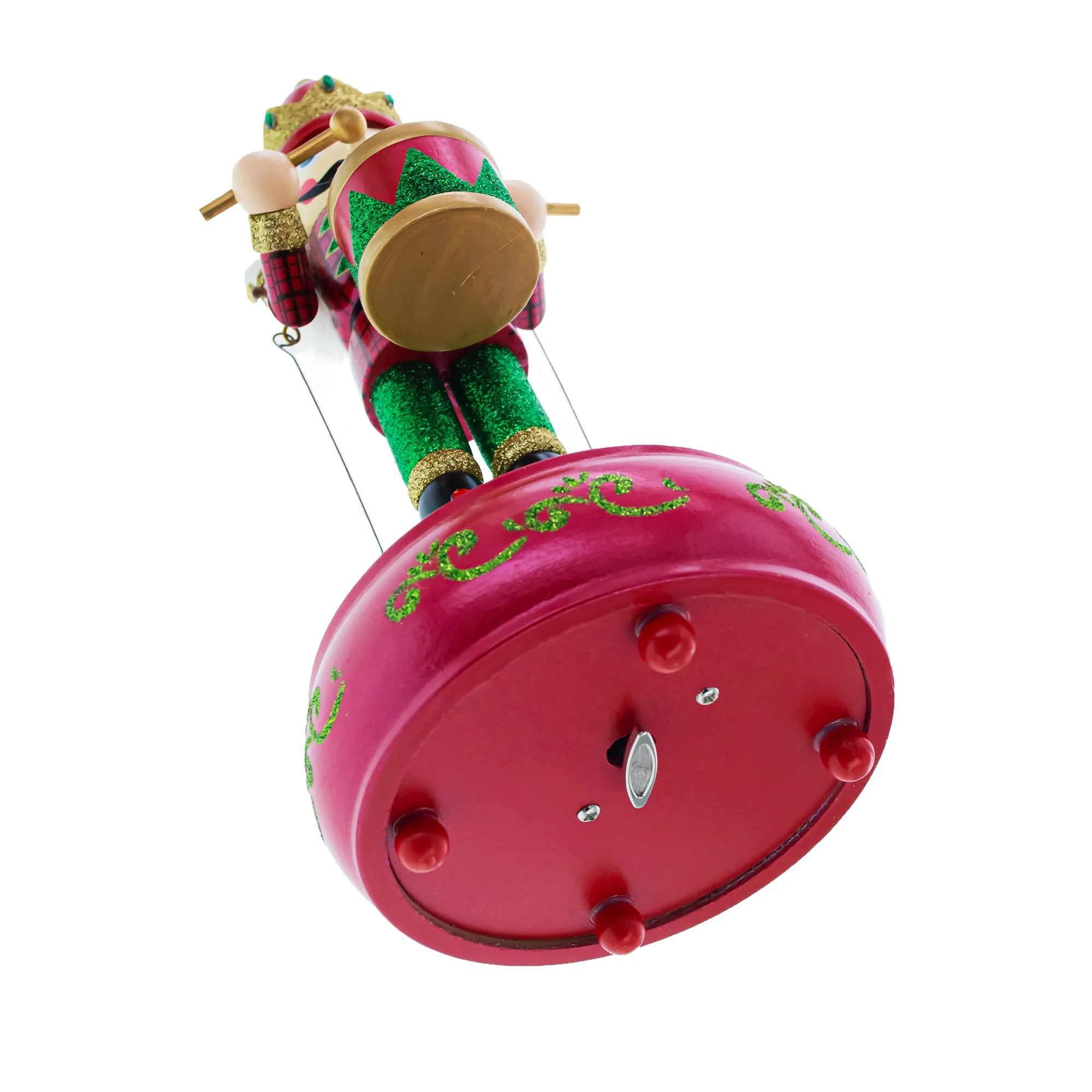 Animated Nutcracker the Drummer Musical Figurine 13 Inches - Image 6