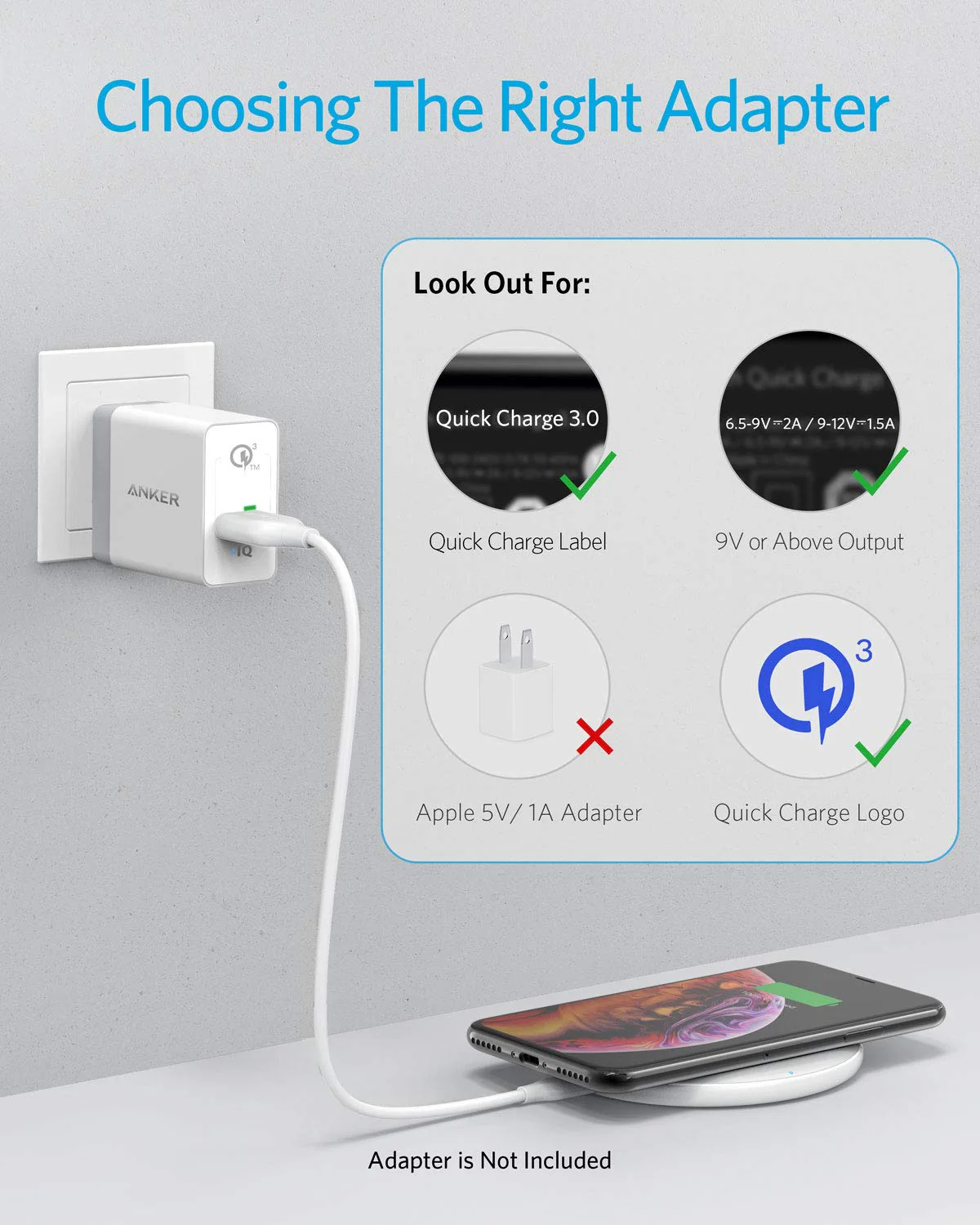 Anker <b>313</b> Wireless Charger (Pad) - Image 18