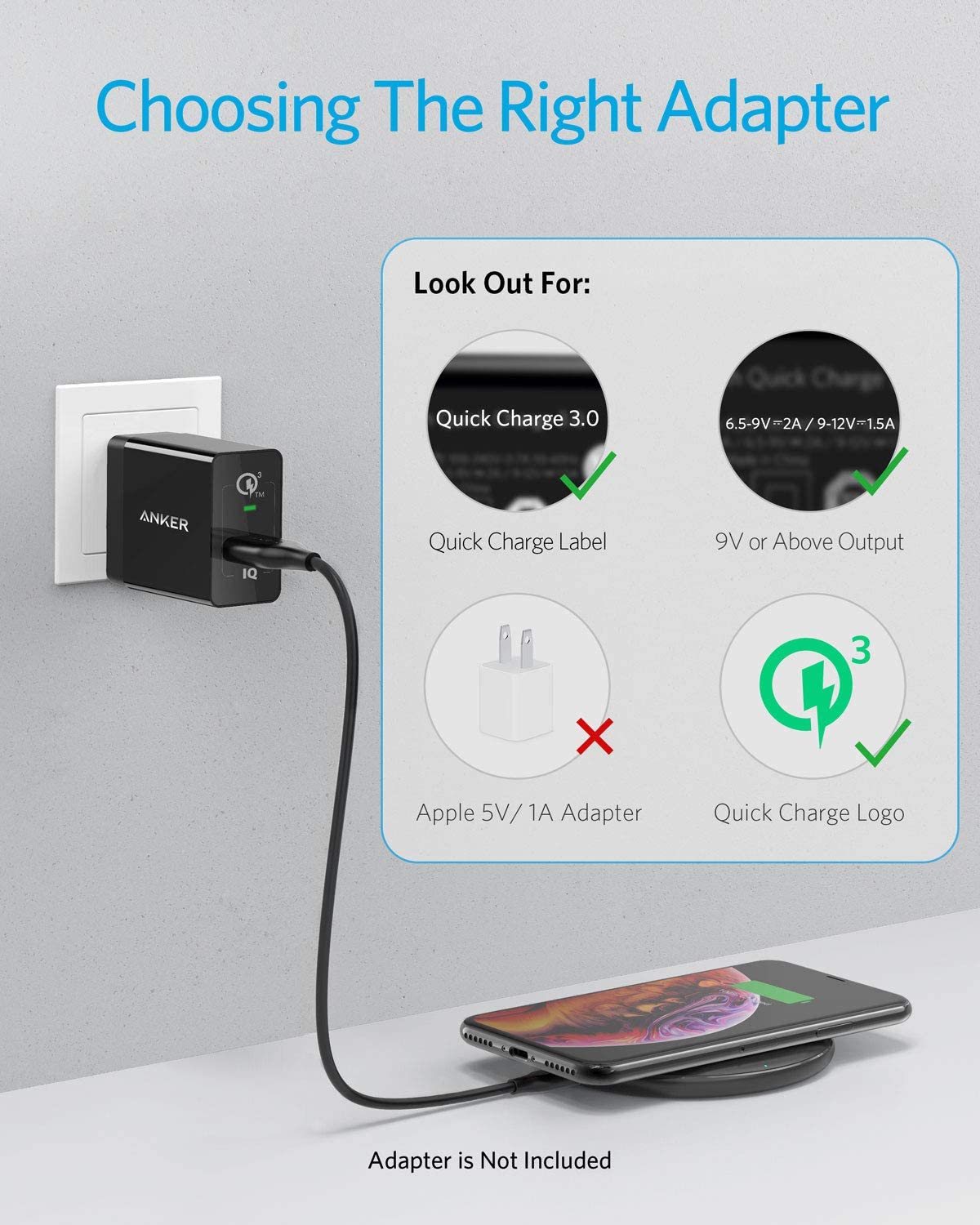 Anker <b>313</b> Wireless Charger (Pad) - Image 4