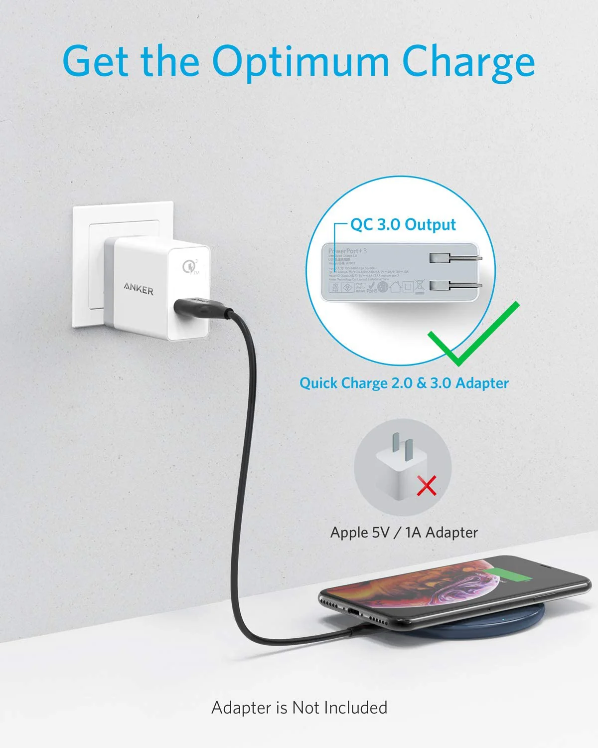 Anker <b>313</b> Wireless Charger (Pad) - Image 8