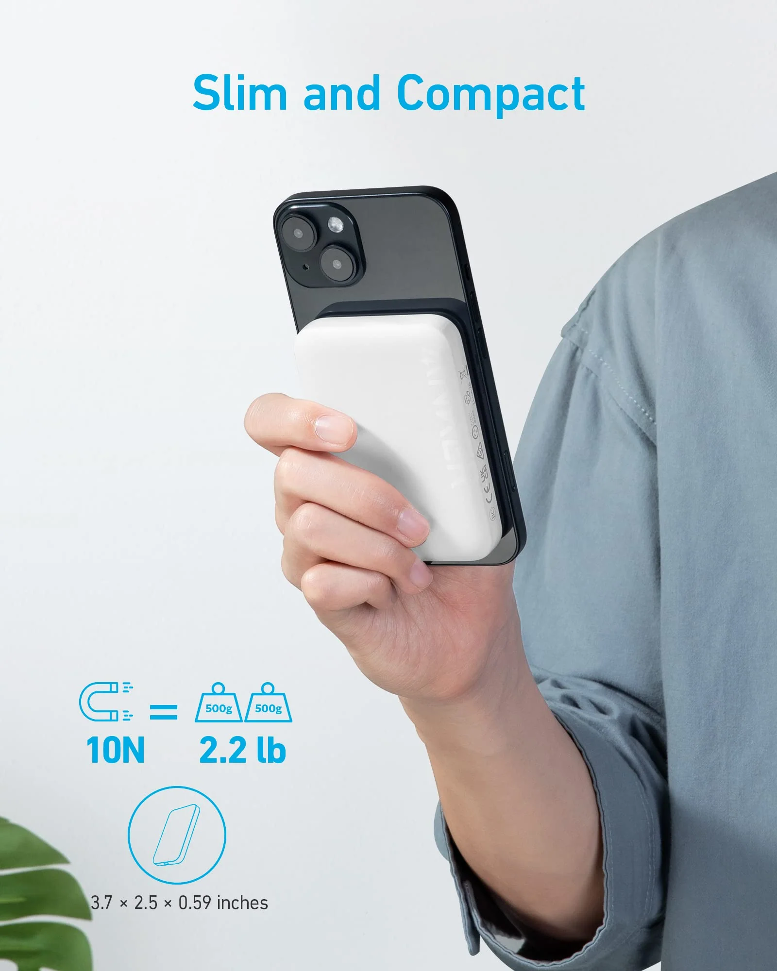 Anker <b>321</b> MagGo Battery (PowerCore Magnetic 5K) - Image 10