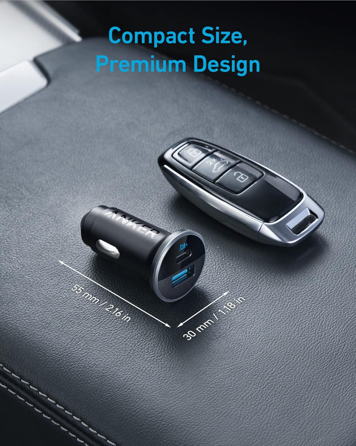 Anker <b>323</b> Car Charger (52.5W) - Image 5