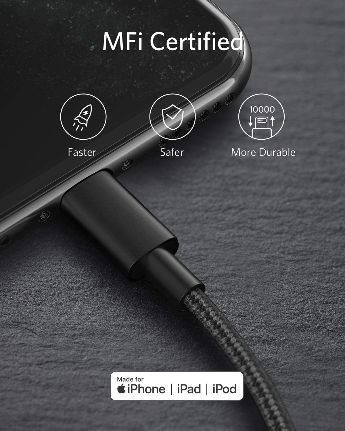 Anker <b>331</b> USB-C to Lightning Cable - Image 4