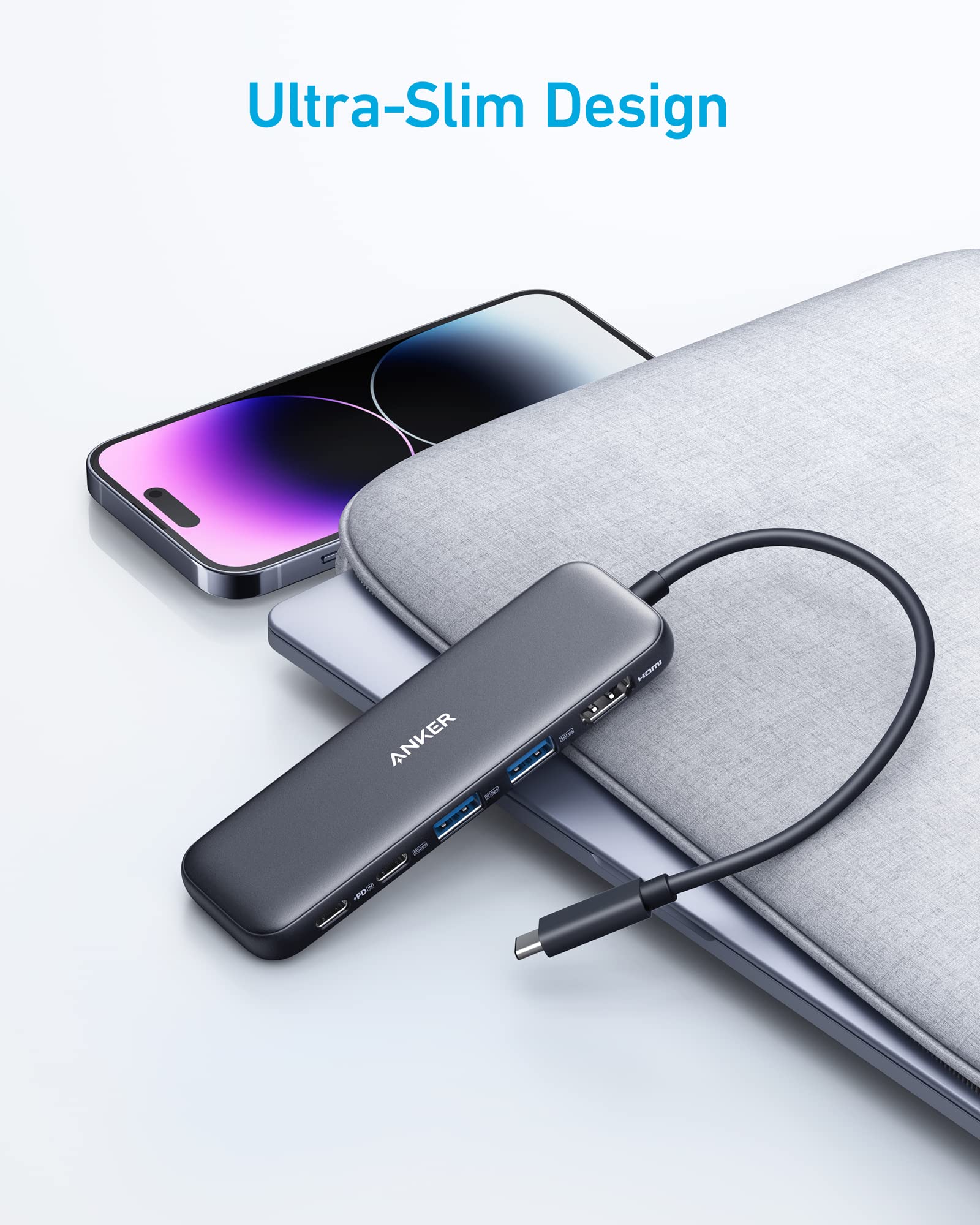 Anker <b>332</b> USB-C Hub (5-in-1) - Image 5