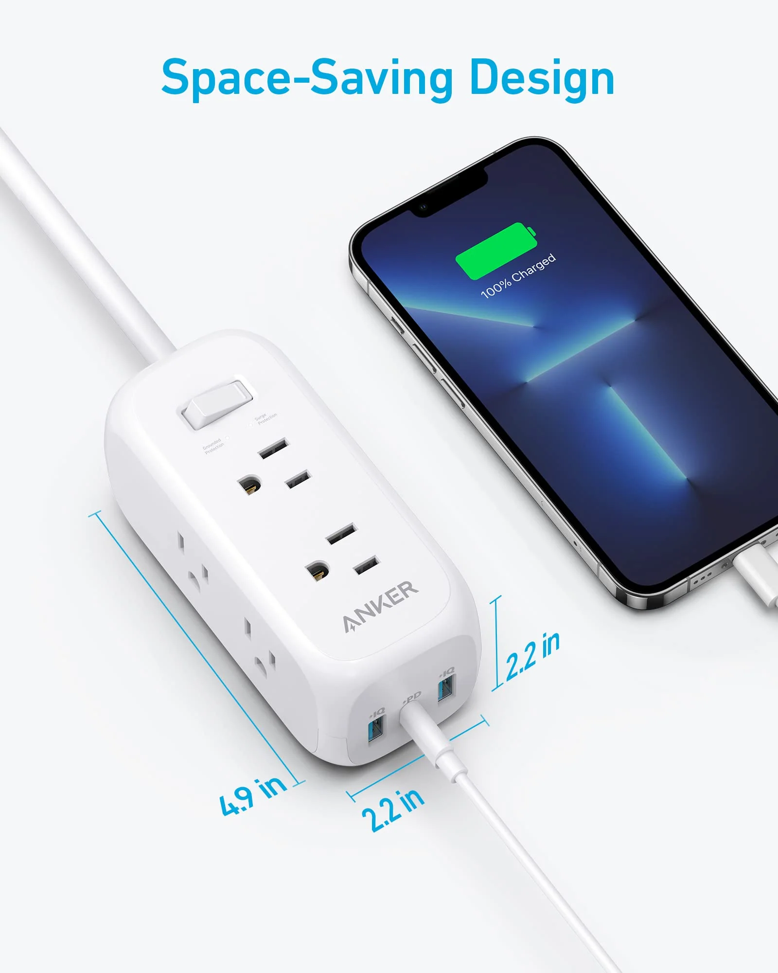 Anker <b>332</b> USB Power Strip - Image 10