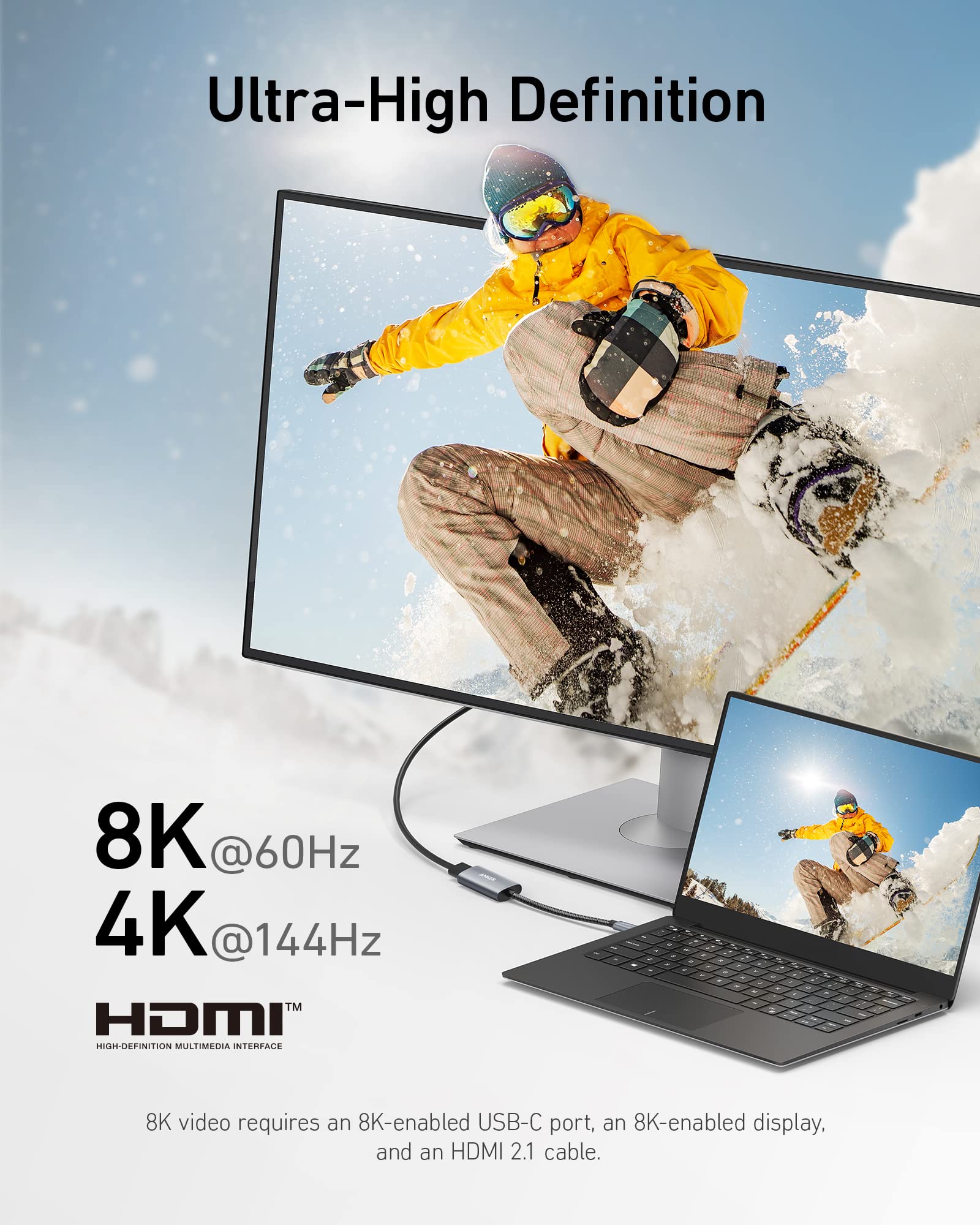 Anker <b>518</b> USB-C Adapter (8K HDMI) - Image 6