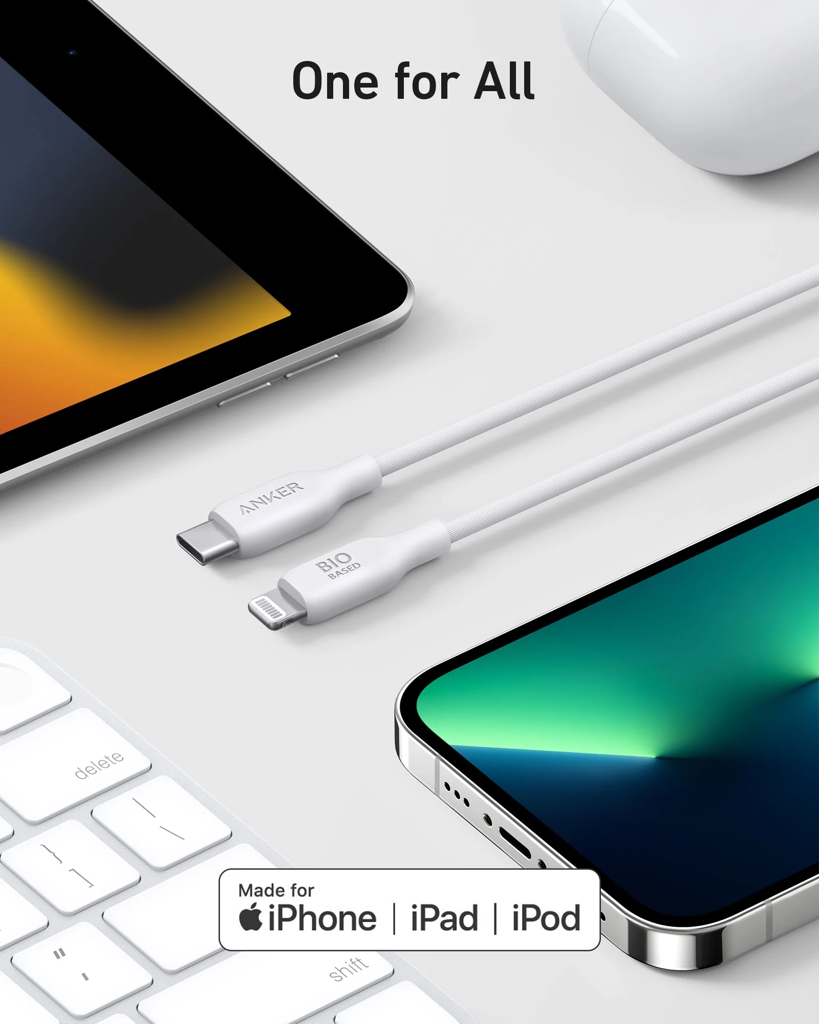 Anker <b>541</b> USB-C to Lightning Cable (Bio-Based) - Image 11