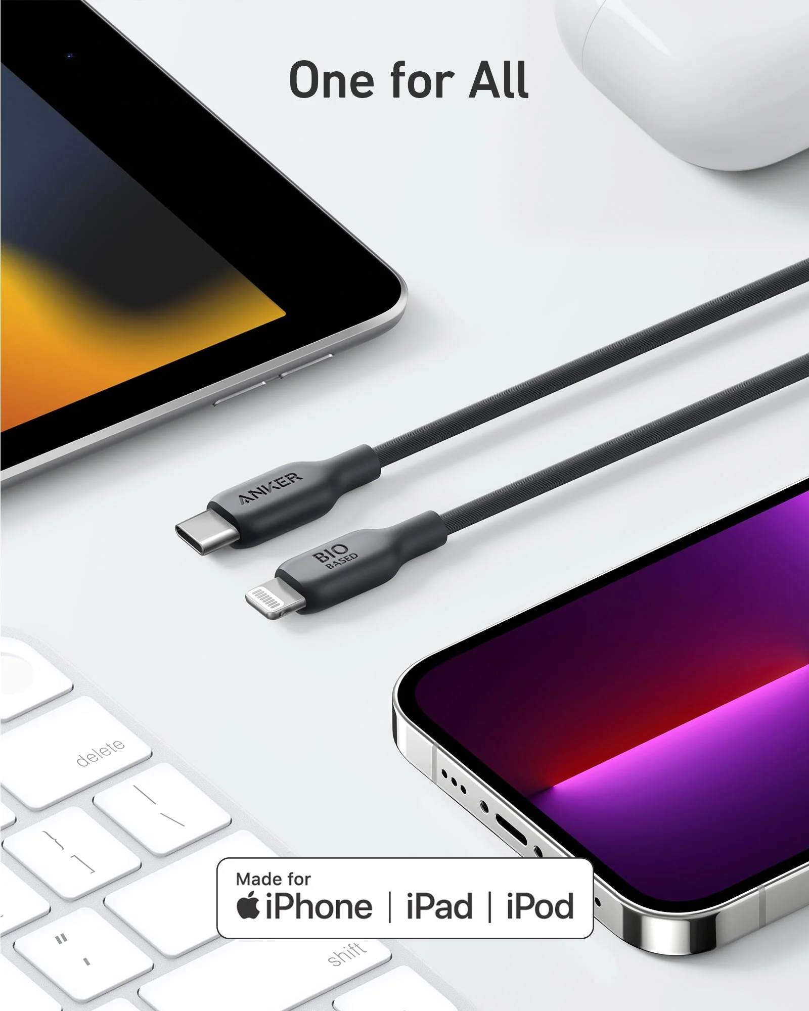 Anker <b>541</b> USB-C to Lightning Cable (Bio-Based) - Image 5