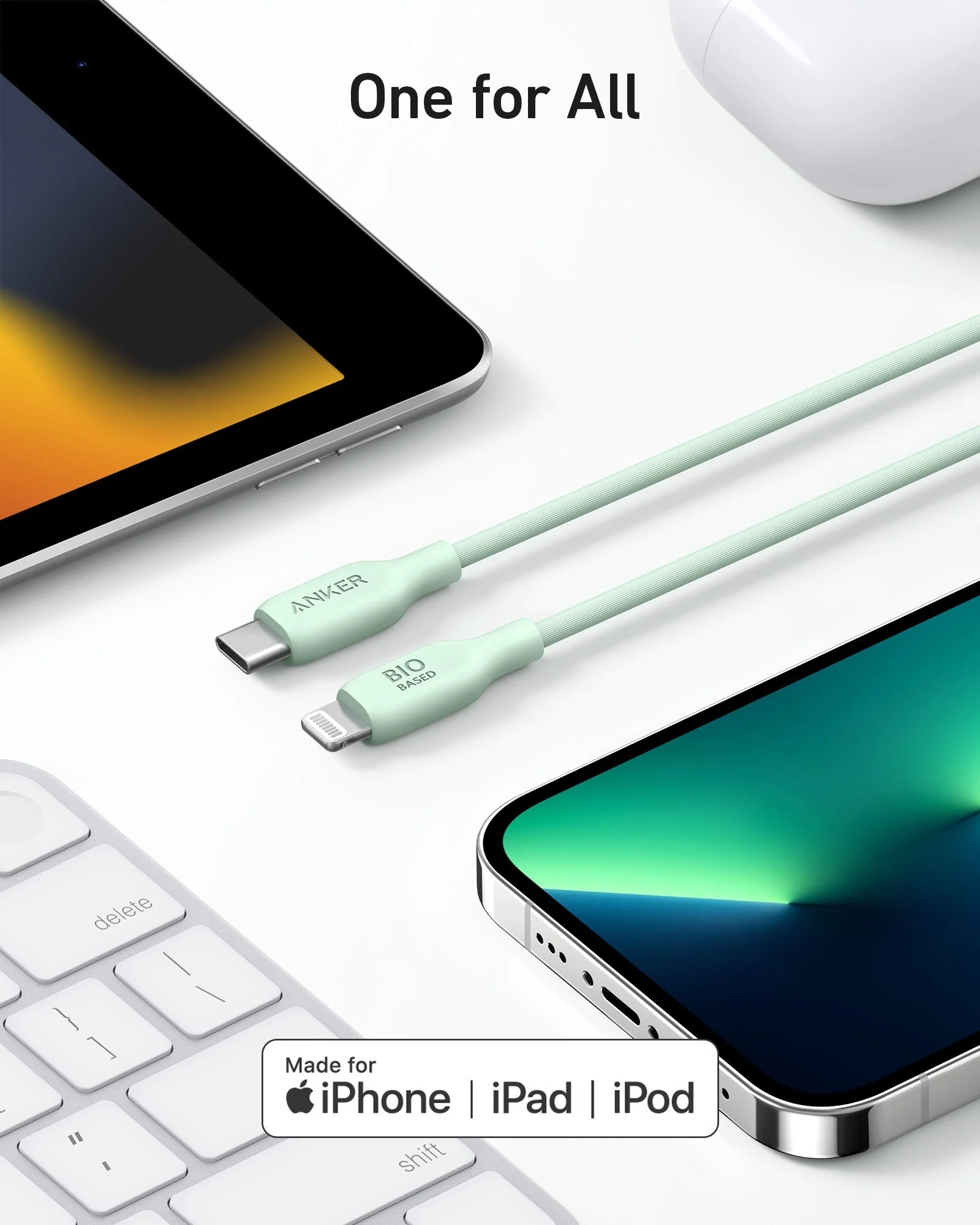 Anker <b>541</b> USB-C to Lightning Cable (Bio-Based) - Image 53
