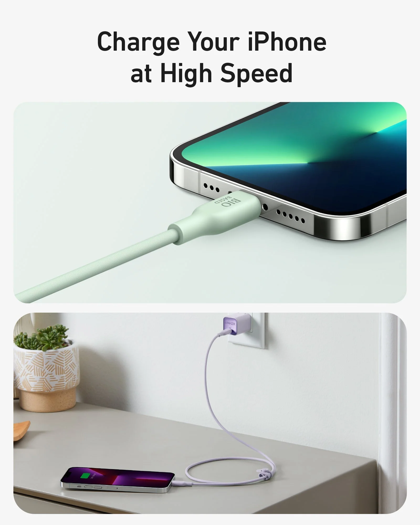 Anker <b>541</b> USB-C to Lightning Cable (Bio-Based) - Image 54