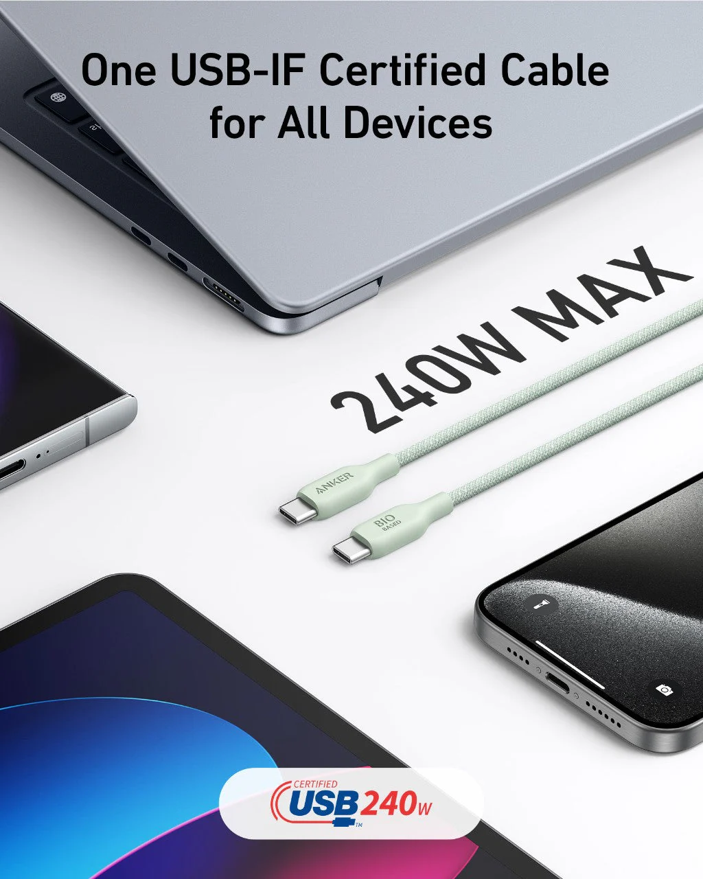 Anker <b>543</b> USB-C to USB-C Cable (Bio-Braided) - Image 39