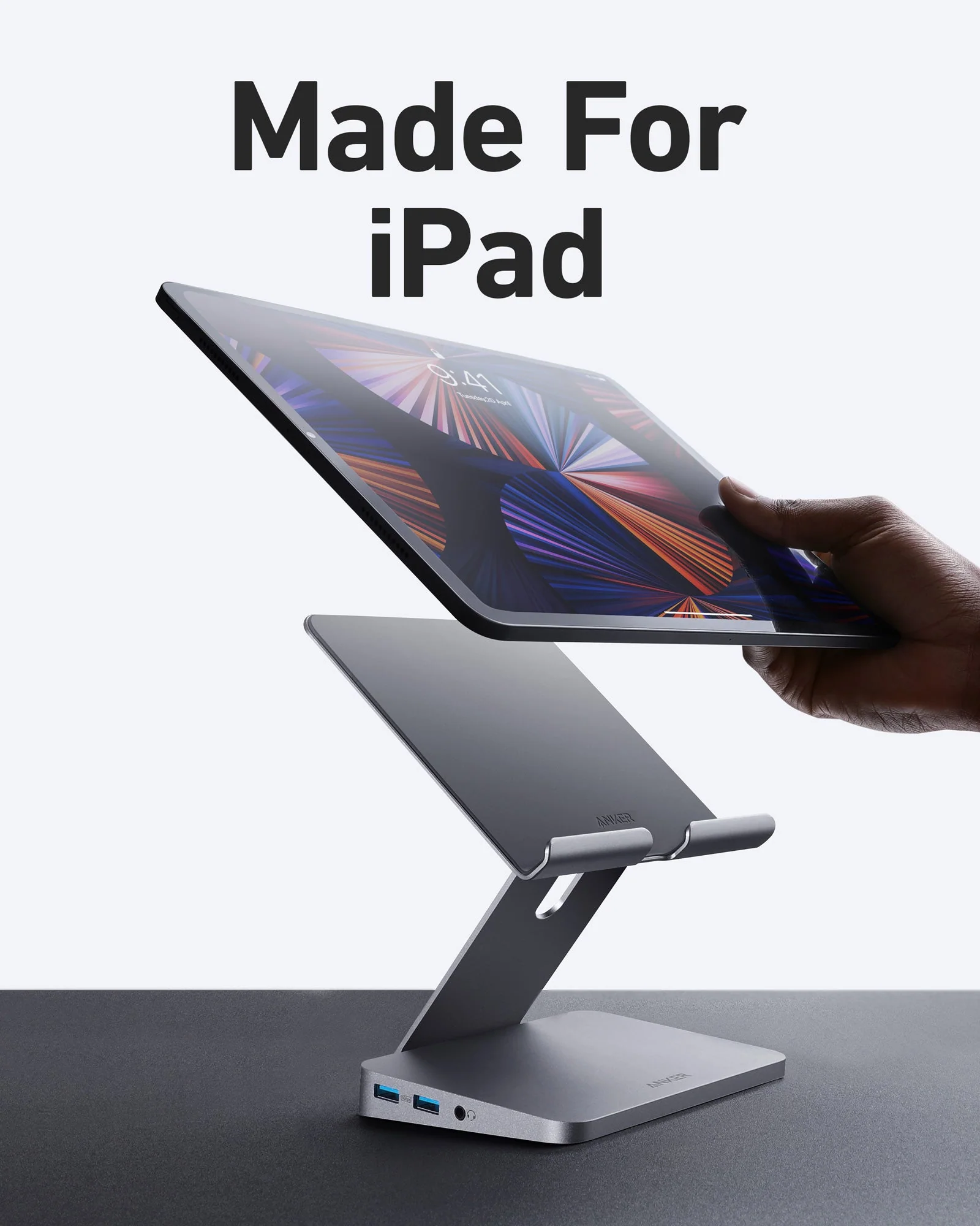 Anker <b>551</b> USB-C Hub (8-in-1, Tablet Stand) - Image 2