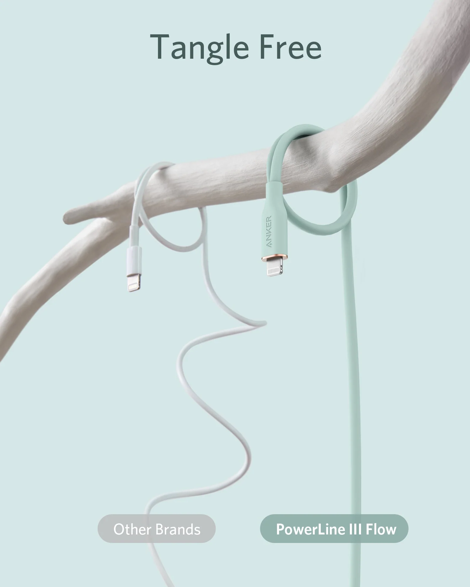 Anker <b>641</b> USB-C to Lightning Cable (Flow, 3 ft Silicone) - Image 51