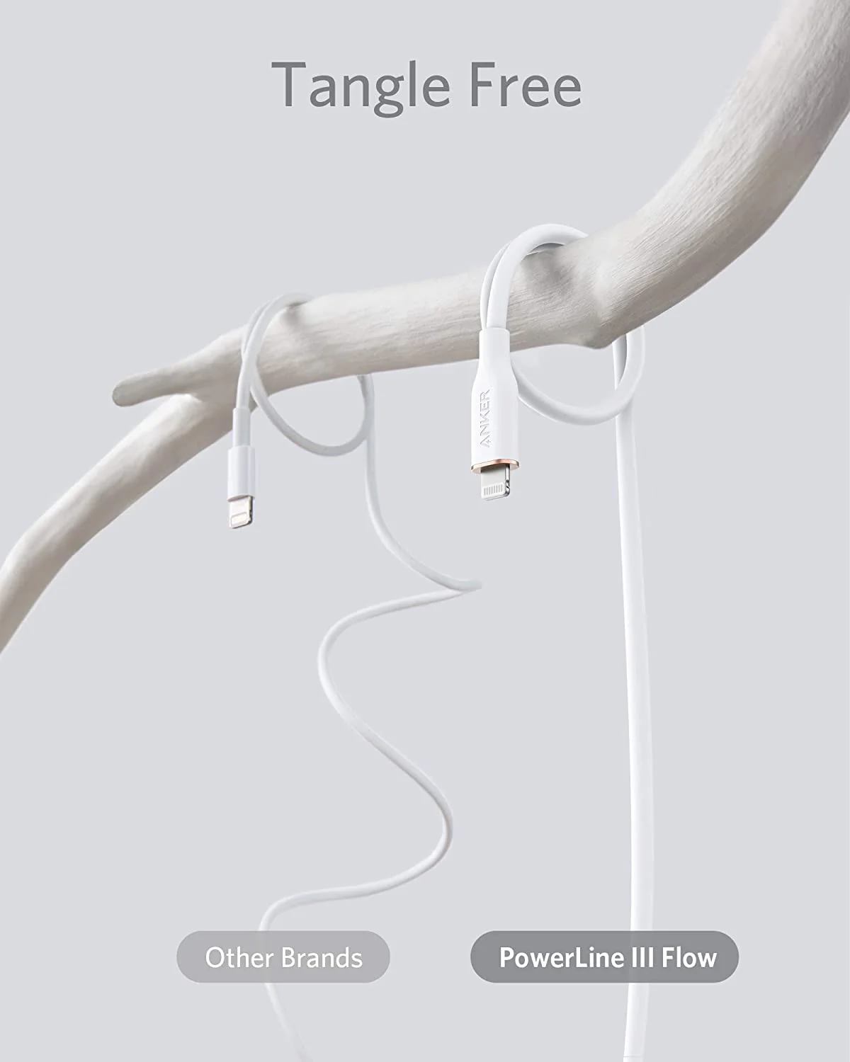 Anker <b>641</b> USB-C to Lightning Cable (Flow, 3 ft Silicone) - Image 9