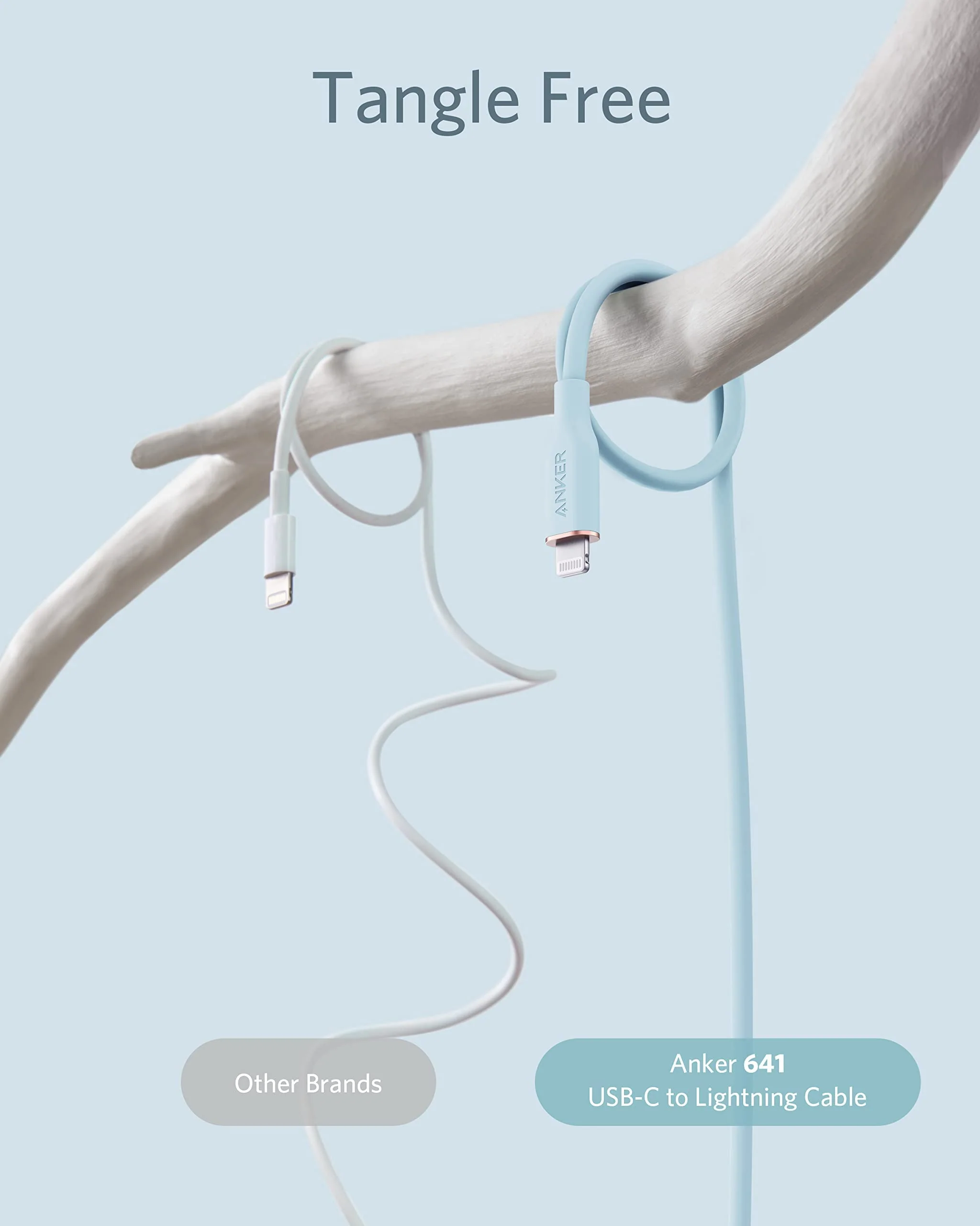 Anker <b>641</b> USB-C to Lightning Cable (Flow, Silicone) - Image 15