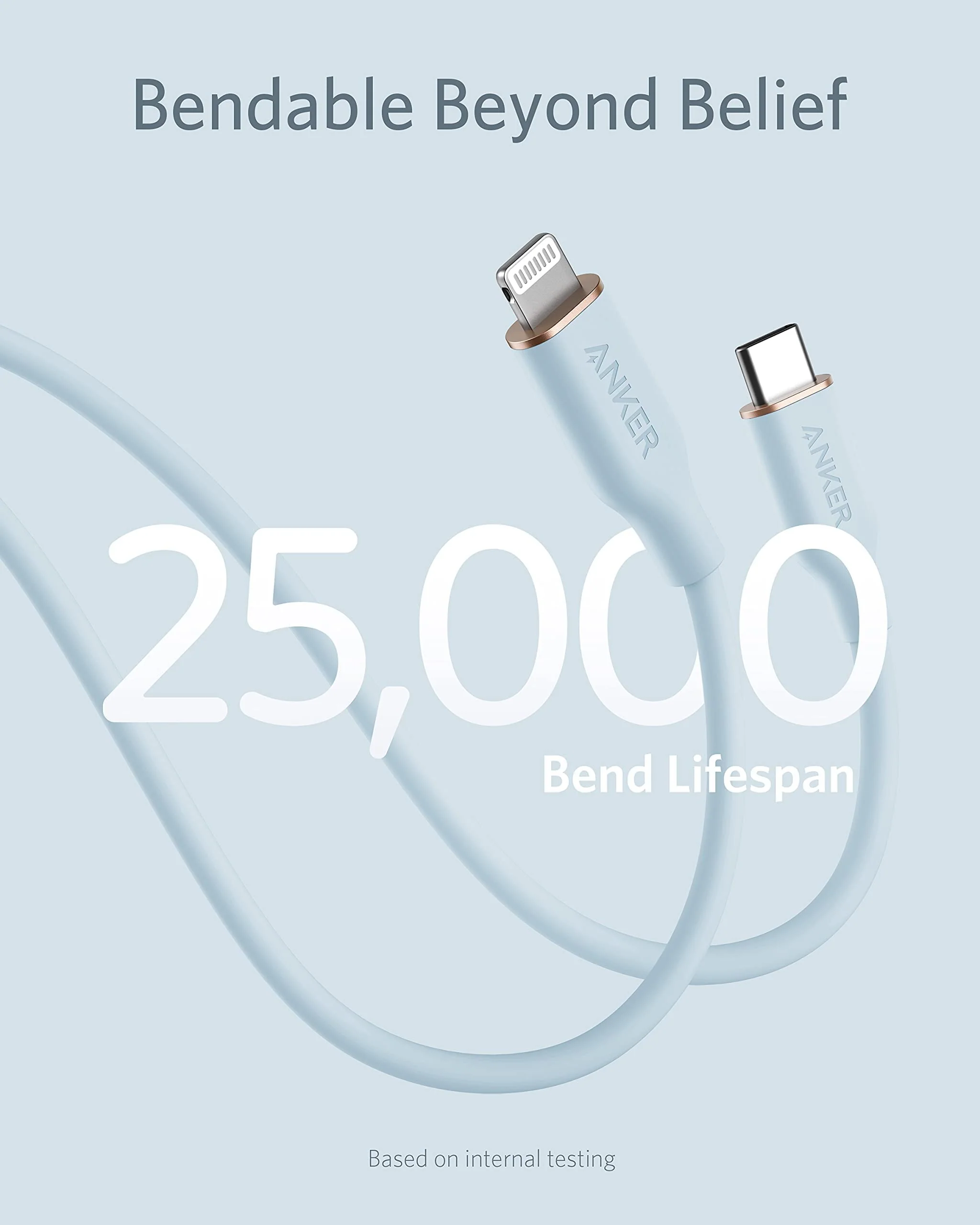 Anker <b>641</b> USB-C to Lightning Cable (Flow, Silicone) - Image 52