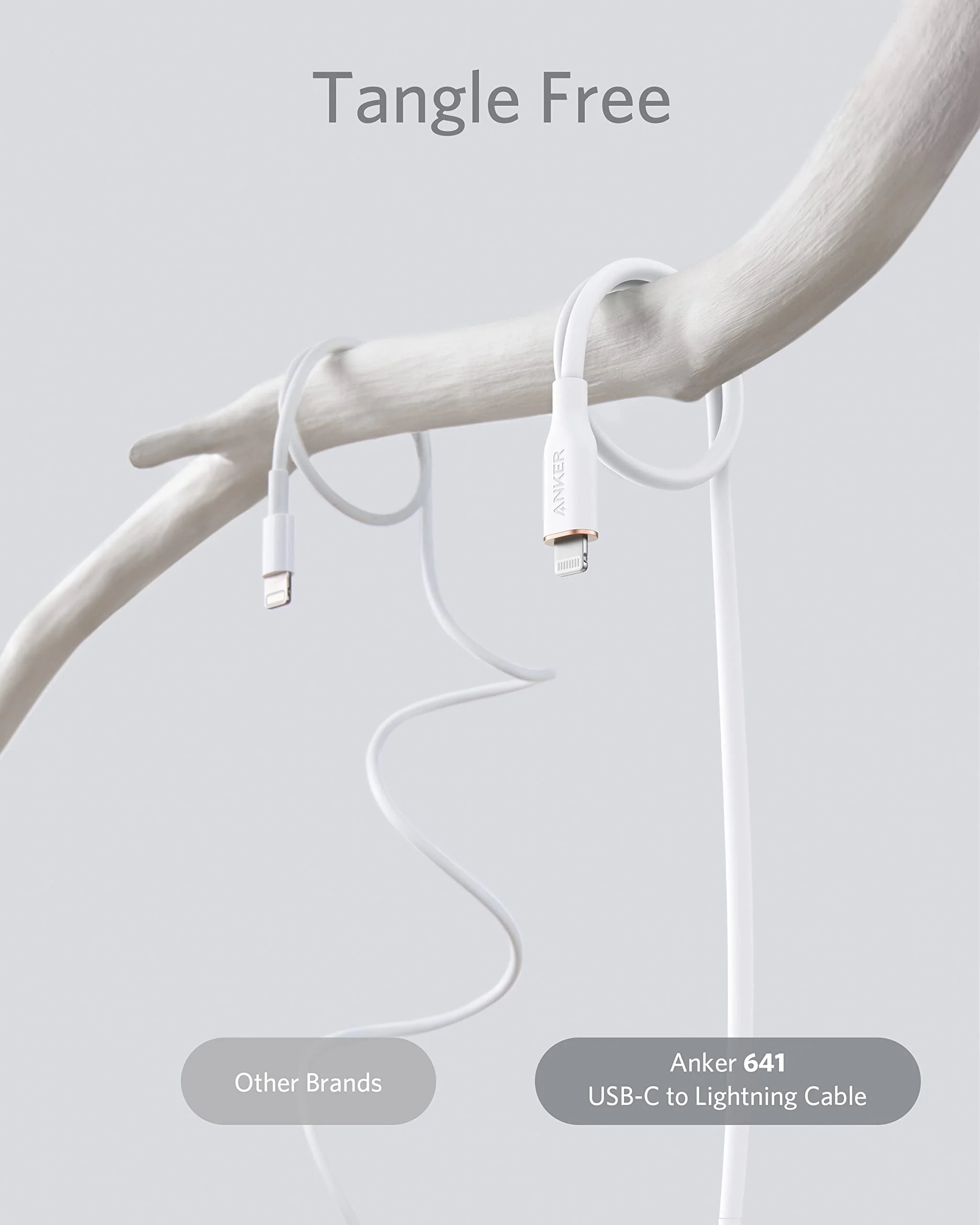 Anker <b>641</b> USB-C to Lightning Cable (Flow, Silicone) - Image 9