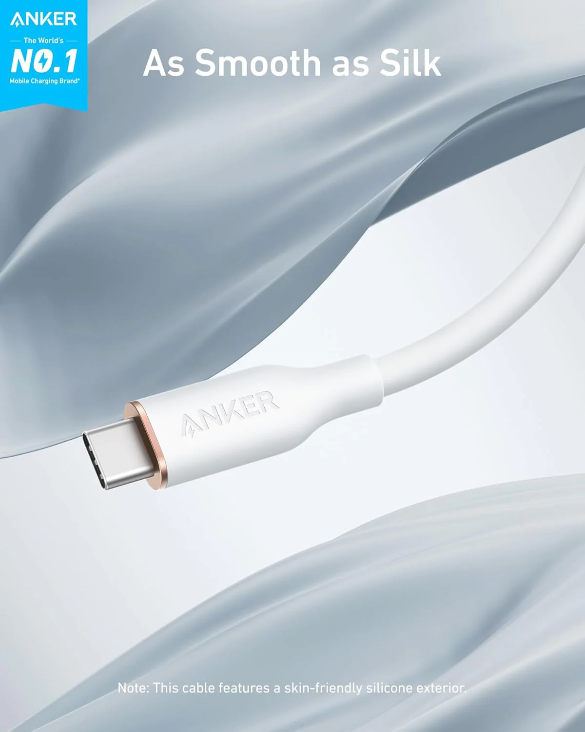 Anker <b>643</b> USB-C to USB-C Cable (Flow, Silicone) - Image 8