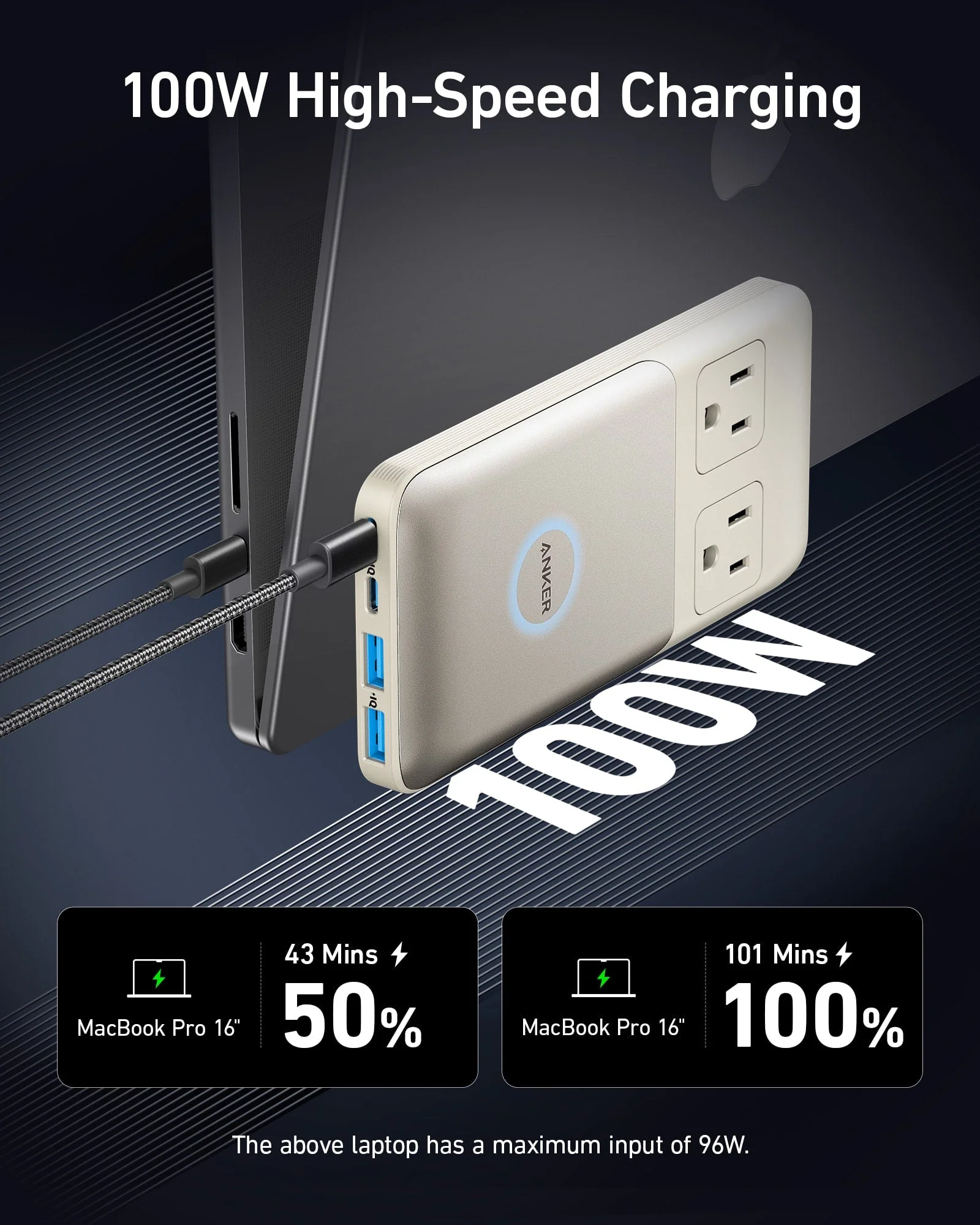 Anker <b>727</b> Charging Station (GaNPrime 100W) - Image 10