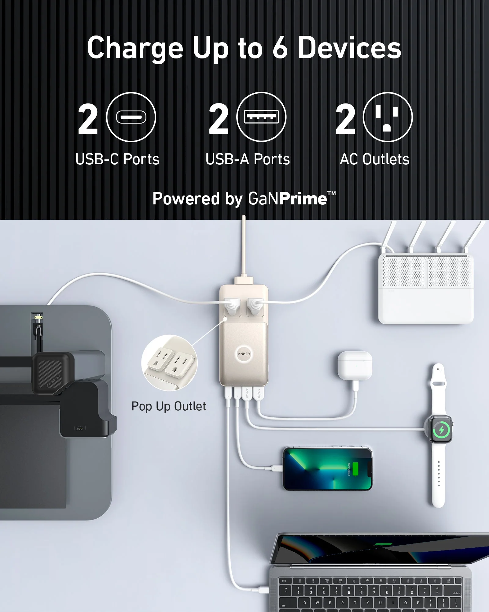 Anker <b>727</b> Charging Station (GaNPrime 100W) - Image 8