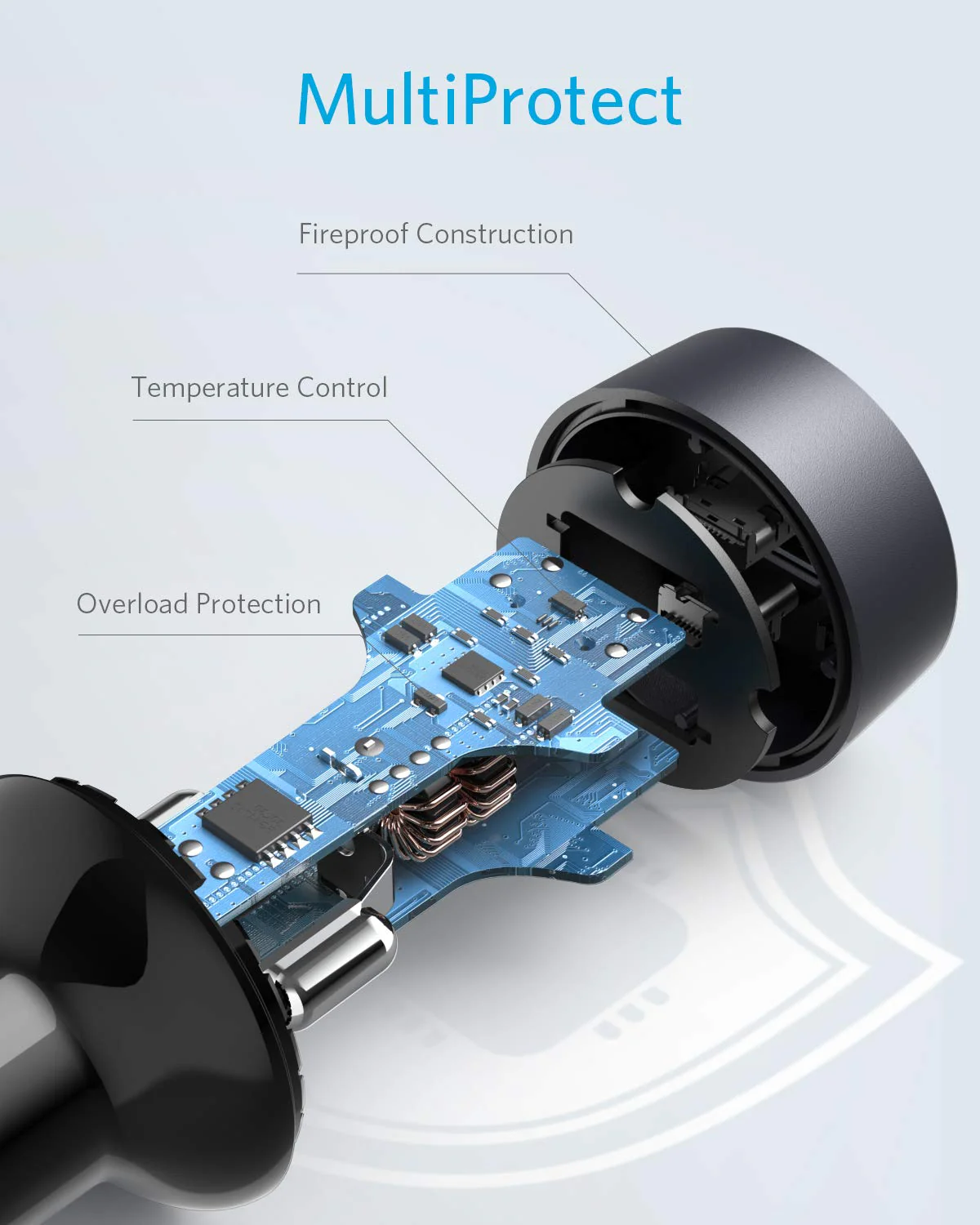 Anker <b>PowerDrive III</b> Duo USB-C Car Charger - Image 4