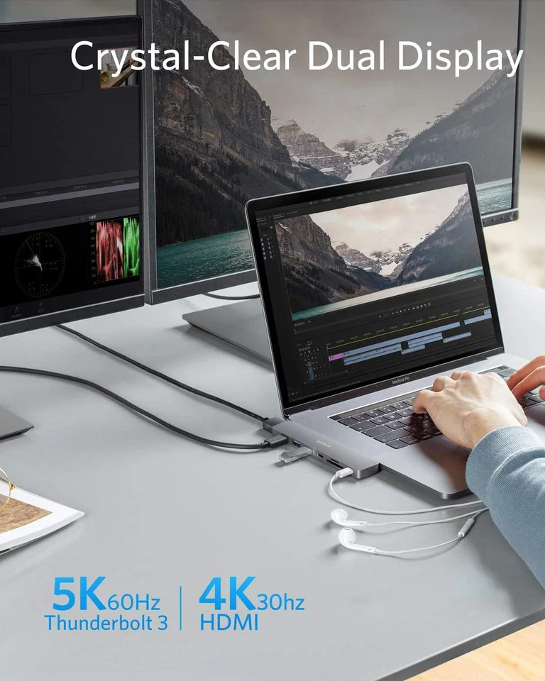 Anker <b>PowerExpand</b> Direct 8-in-2 USB-C PD Media Hub - Image 5