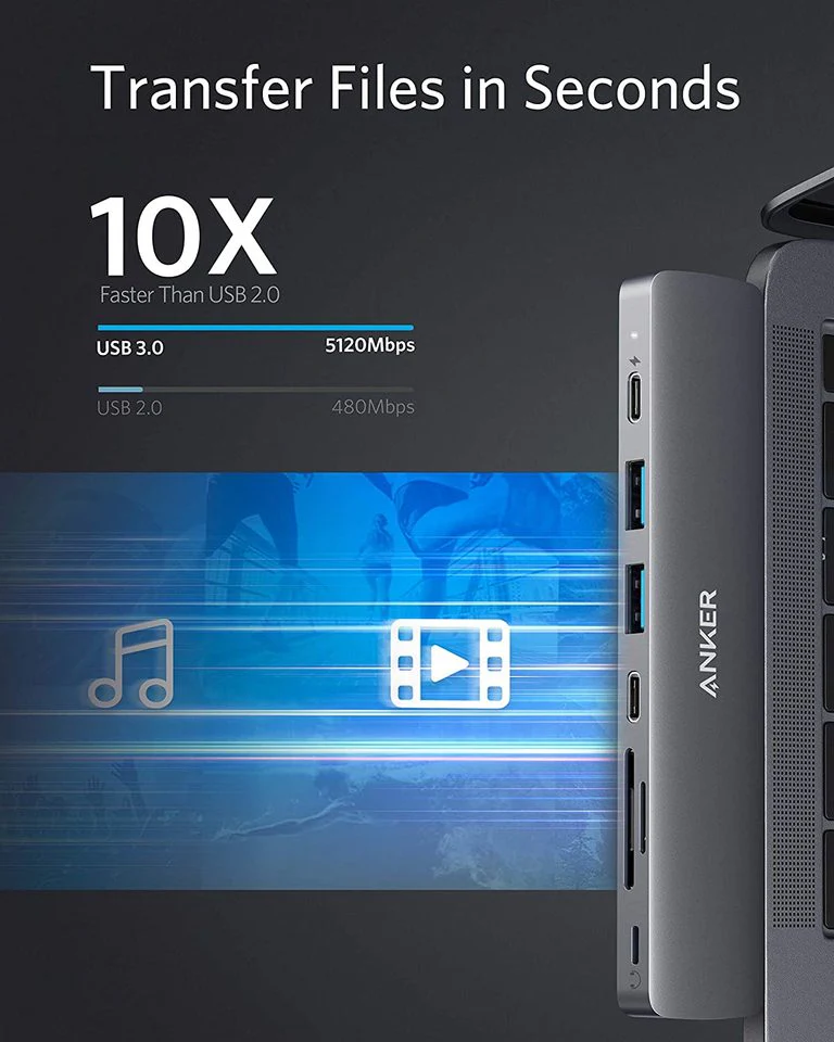 Anker <b>PowerExpand</b> Direct 8-in-2 USB-C PD Media Hub - Image 7