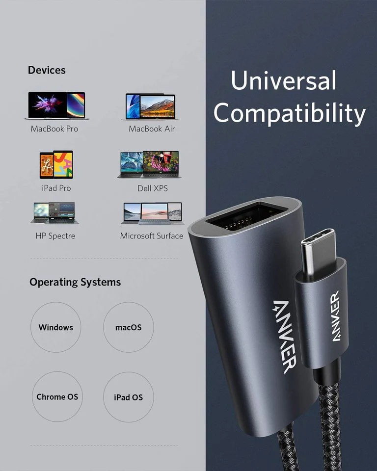 Anker <b>PowerExpand</b> USB-C to Gigabit Ethernet Adapter - Image 4