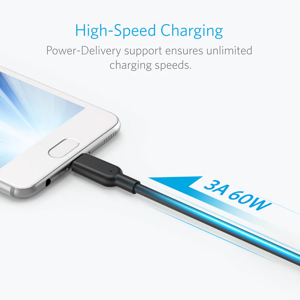 Anker <b>PowerLine II</b> USB-C to USB 3.1 Cable (3 ft) - Image 3