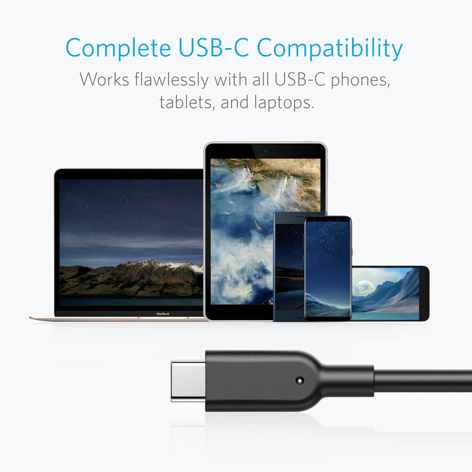 Anker <b>PowerLine II</b> USB-C to USB 3.1 Cable (3 ft) - Image 5