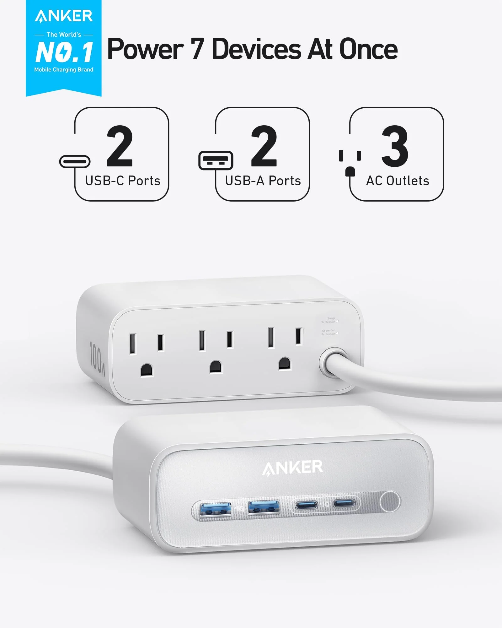 Anker Charging Station (7-in-1, 100W) - Image 8