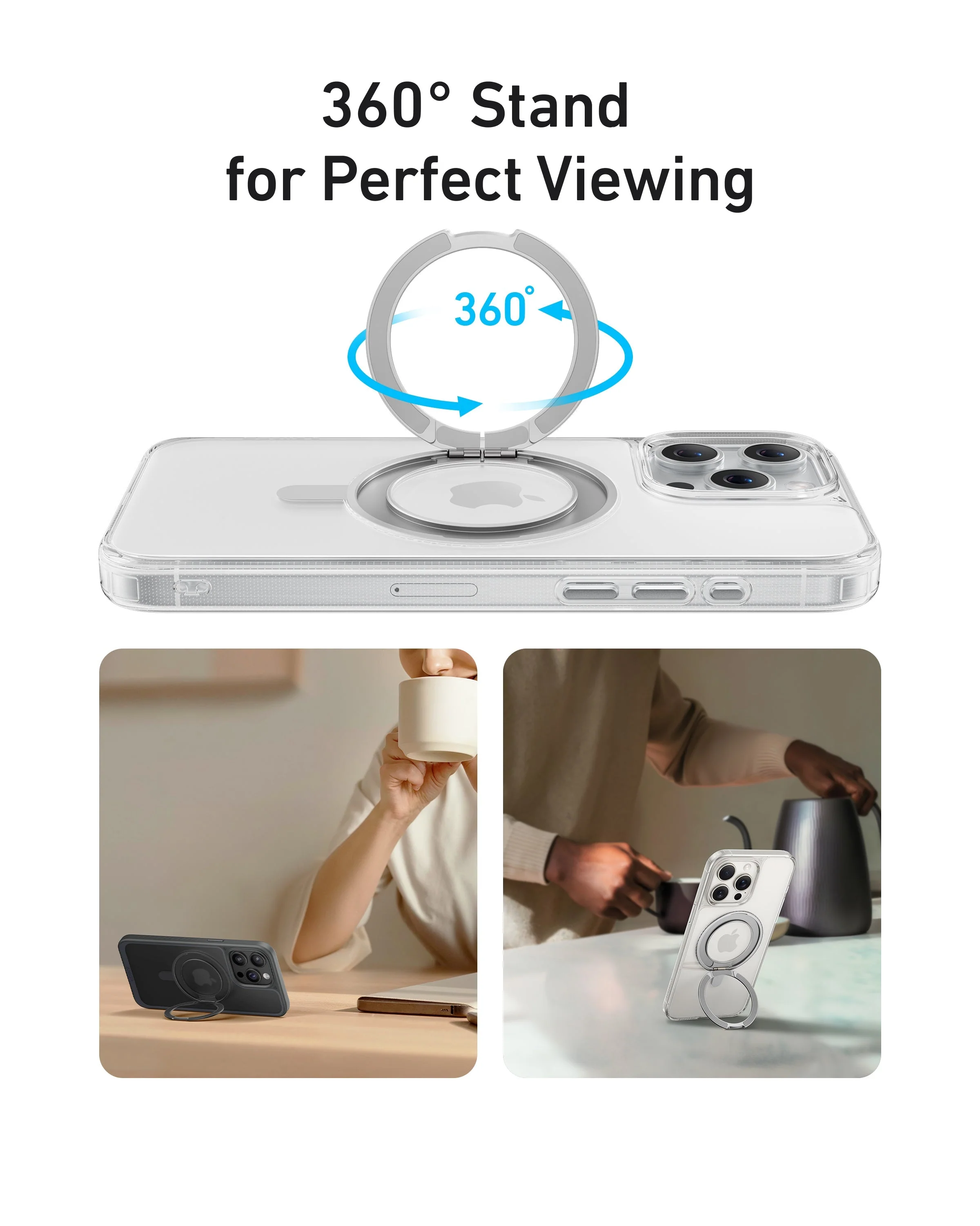 Anker MagGo Magnetic Case with Stand (360° Ring Stand) - Image 18