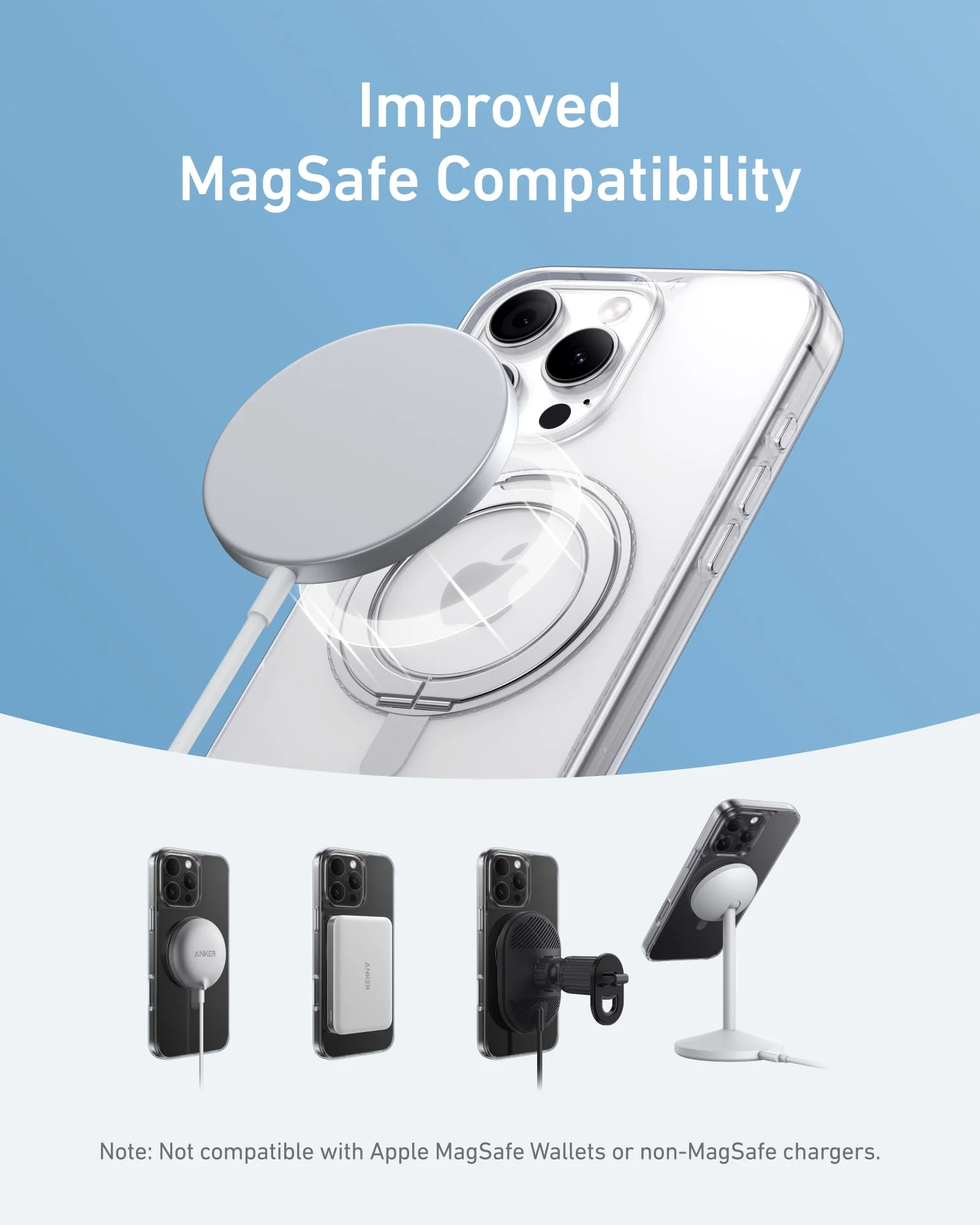 Anker MagGo Magnetic Case with Stand (360° Ring Stand) - Image 20