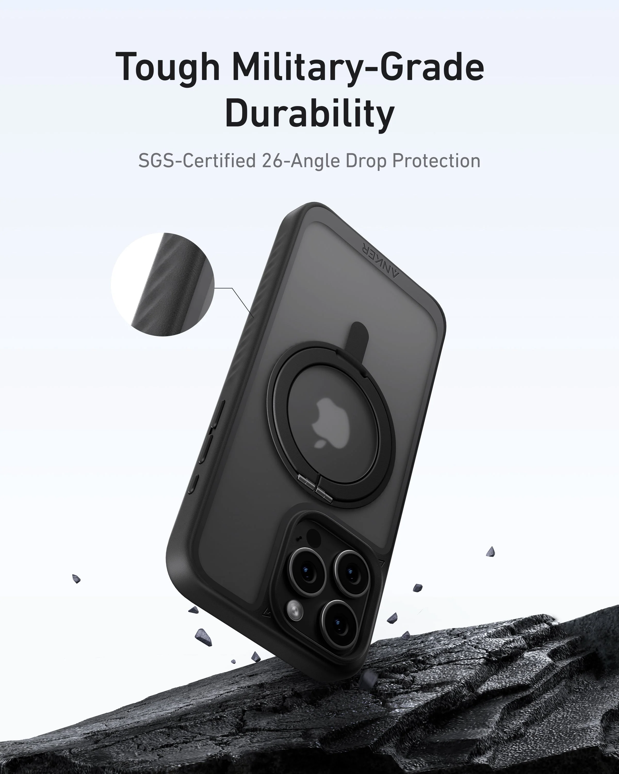 Anker MagGo Magnetic Case with Stand (360° Ring Stand) - Image 8