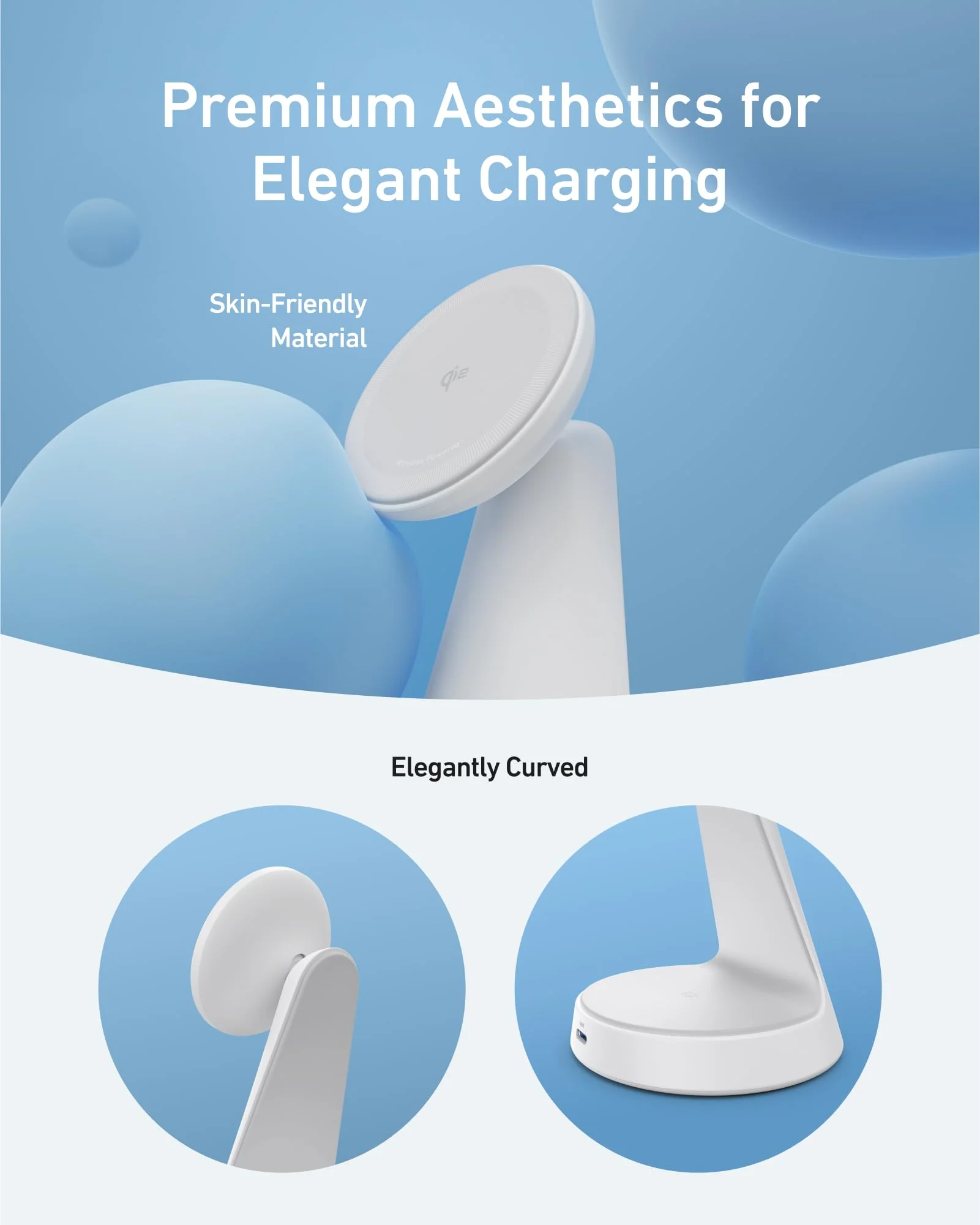 Anker MagGo Wireless Charger (2-in-1, Dock Stand) with USB-C Cable BOA - Image 11