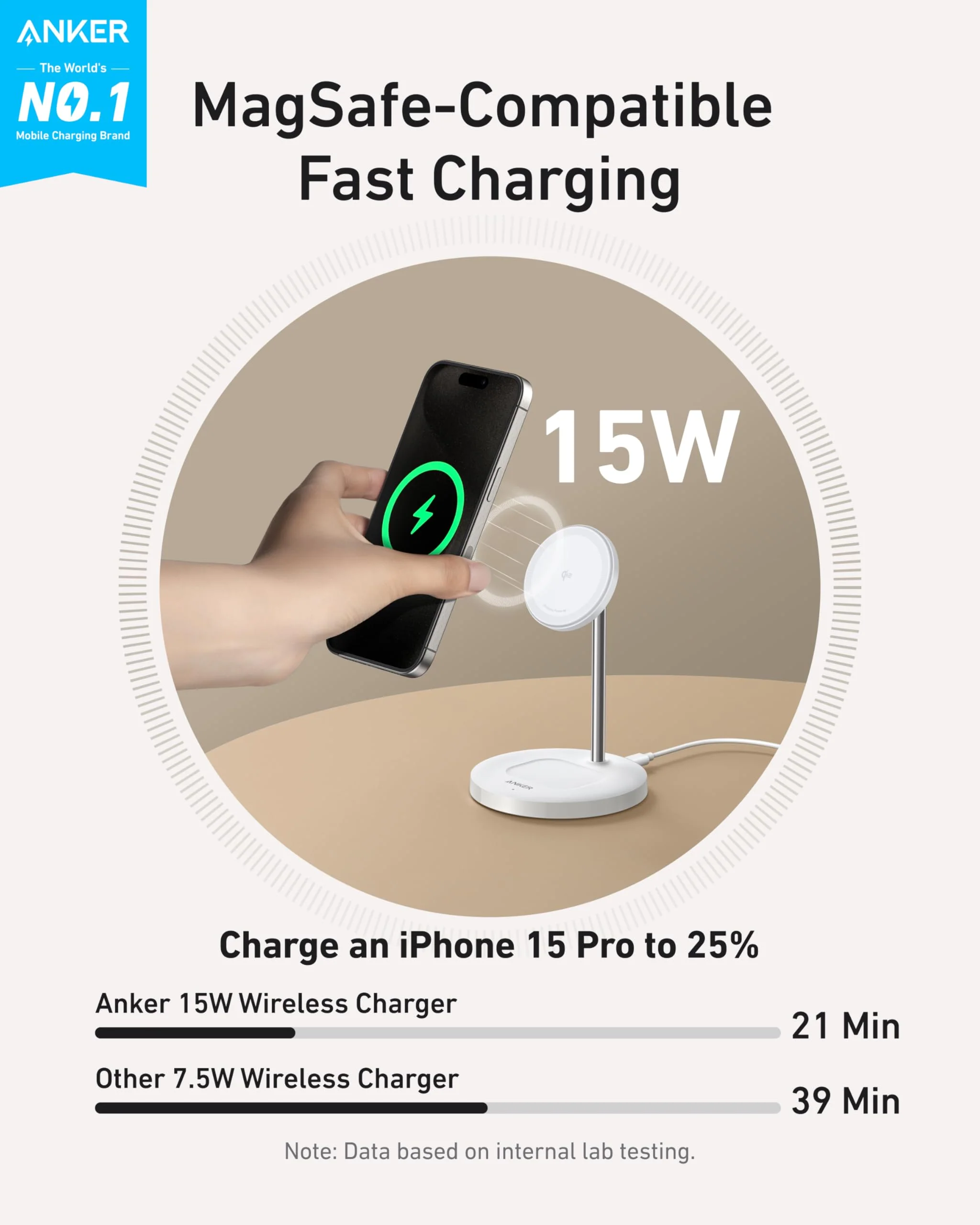 Anker MagGo Wireless Charger (2-in-1 Stand) BOA - Image 2