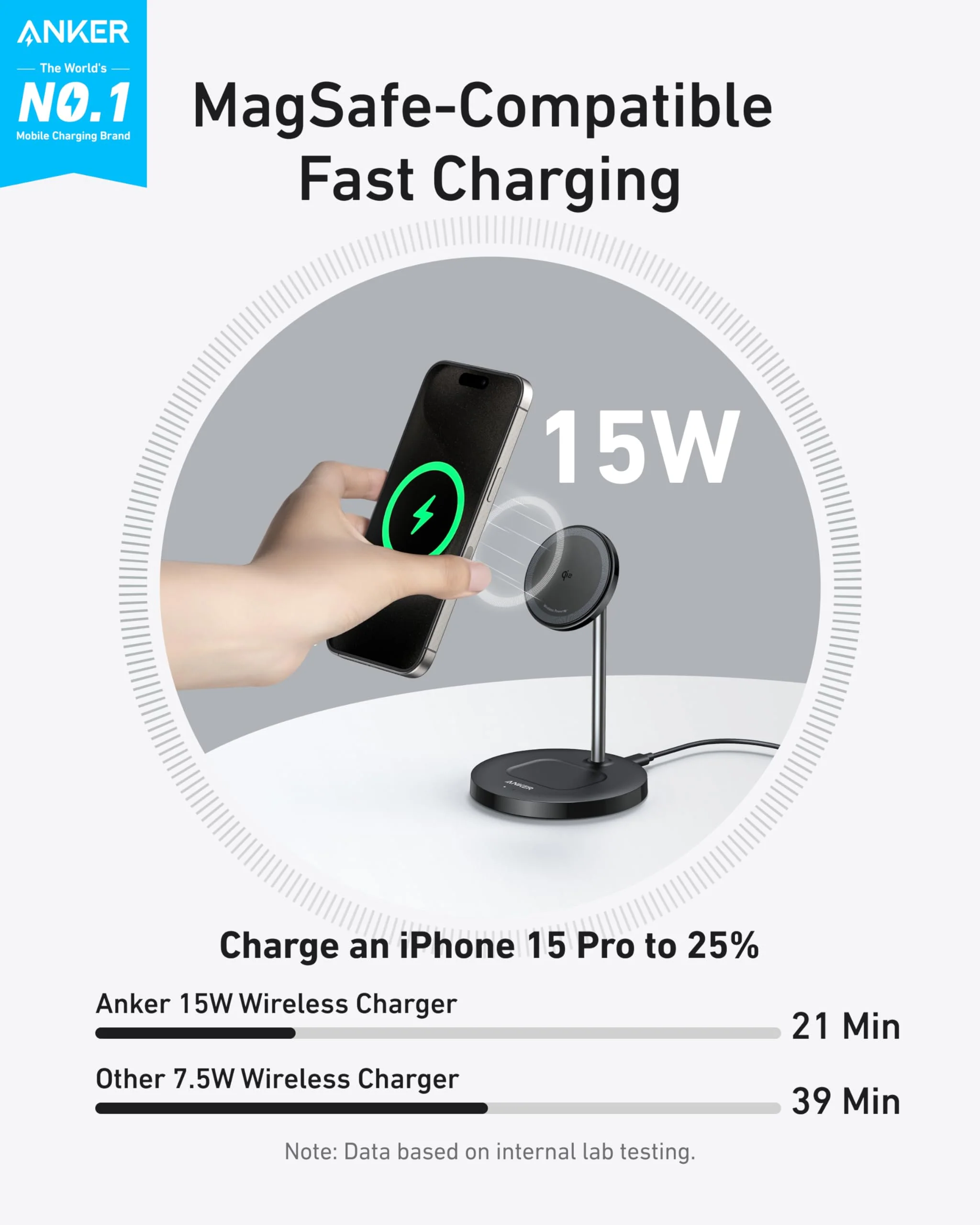 Anker MagGo Wireless Charger (2-in-1 Stand) BOA - Image 8