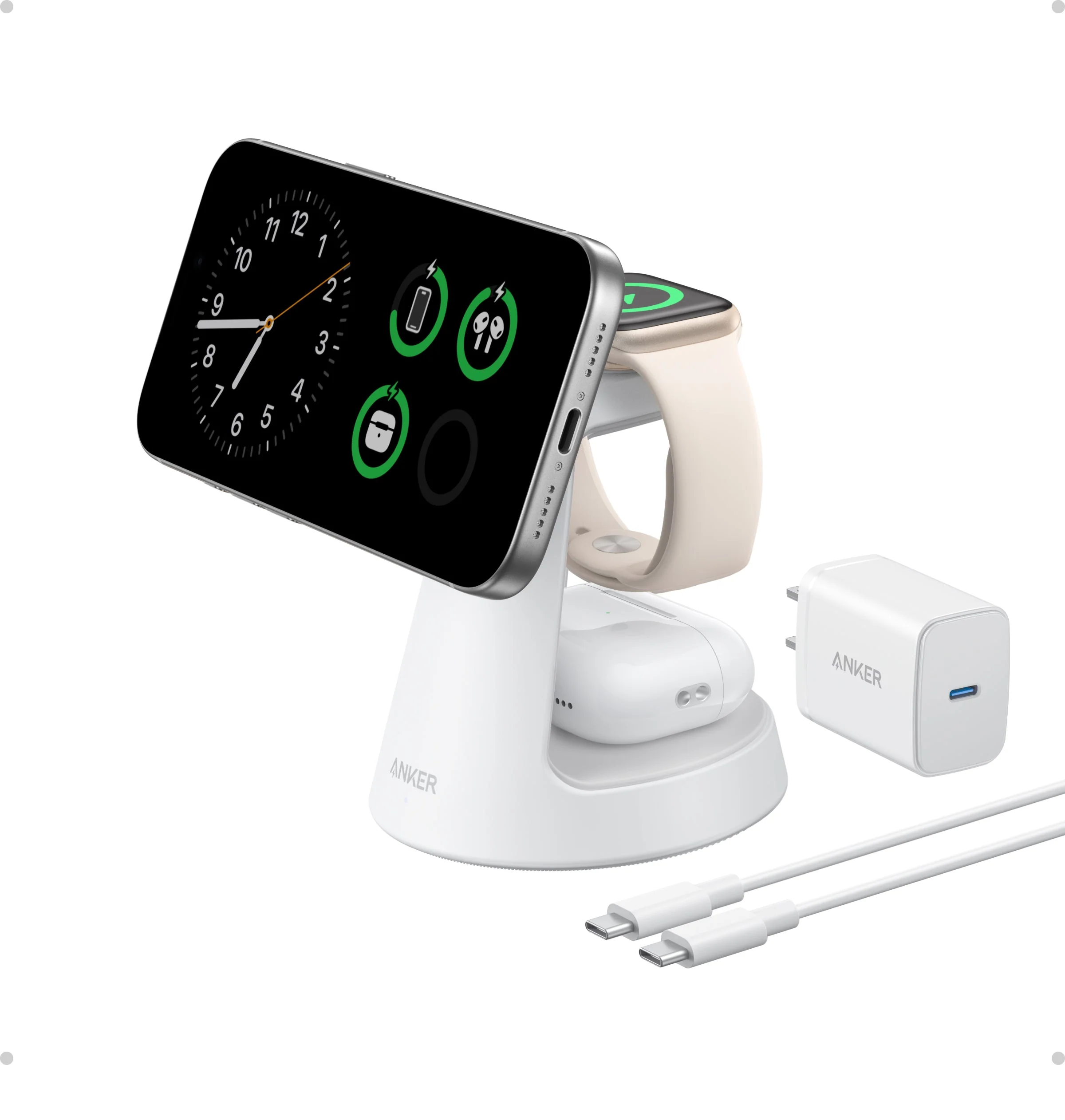 Anker MagGo Wireless Charging Station (3-in-1, Dock Stand) - Image 9