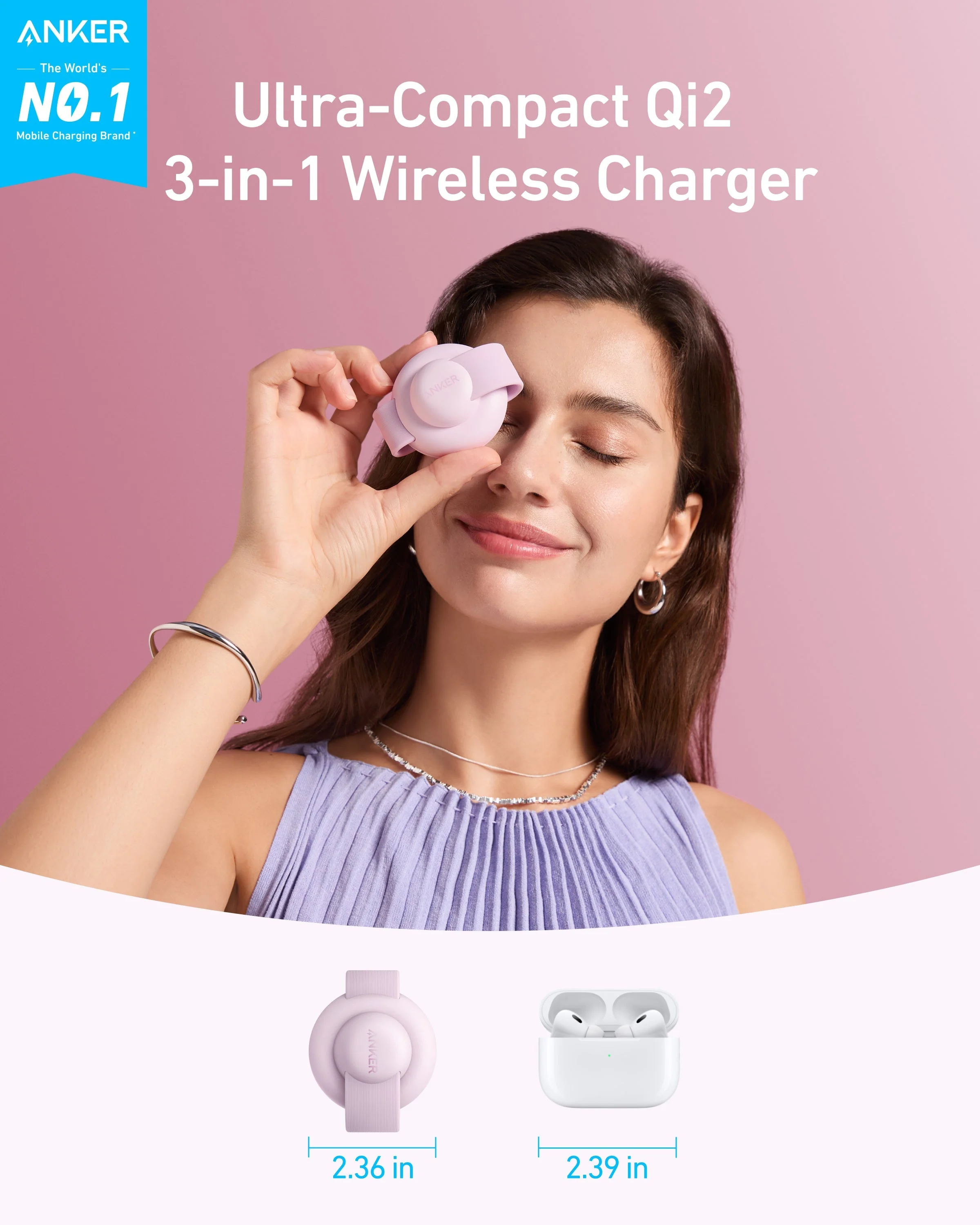 Anker MagGo Wireless Charging Station (3-in-1, Foldable Pad) - Image 19