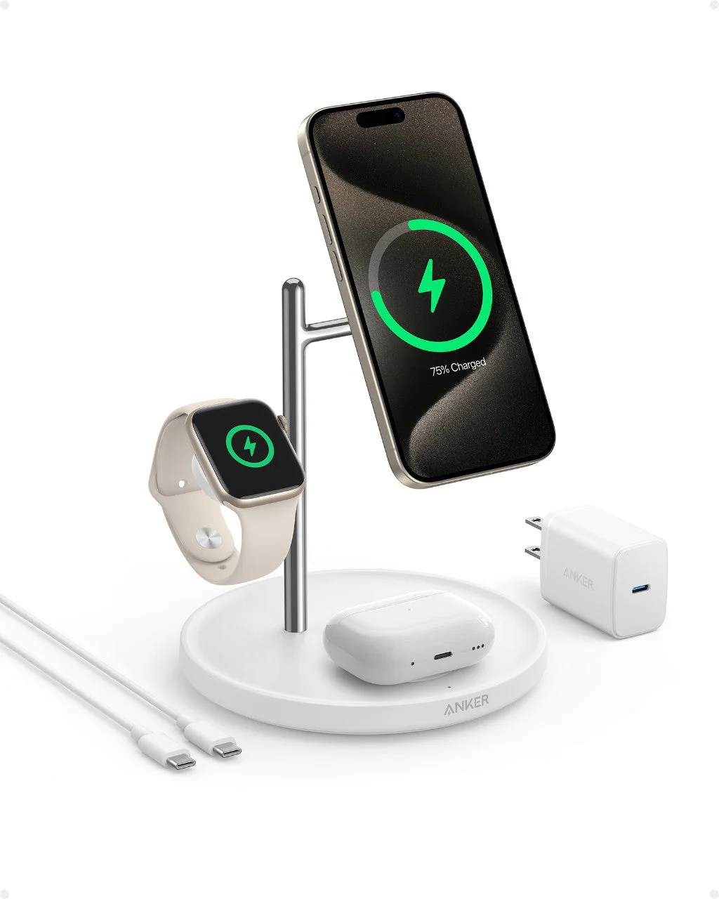 Anker MagGo Wireless Charging Station (3-in-1 Stand) - Image 11