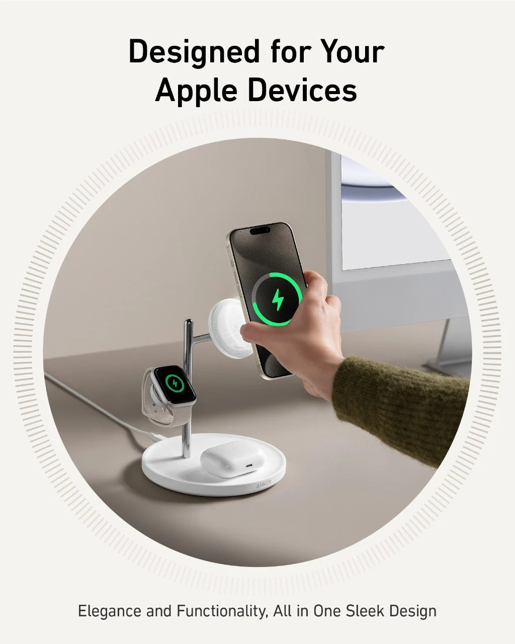 Anker MagGo Wireless Charging Station (3-in-1 Stand) - Image 15
