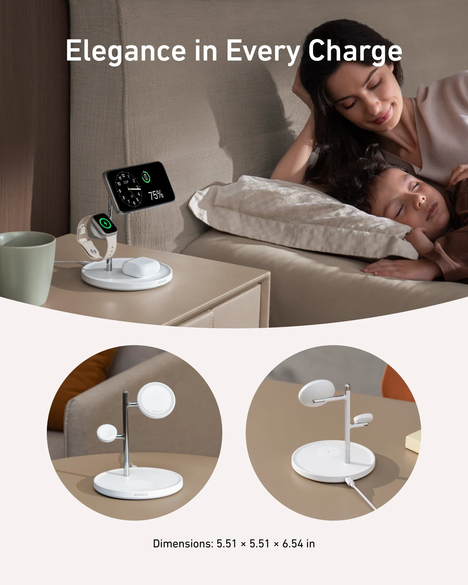 Anker MagGo Wireless Charging Station (3-in-1 Stand) - Image 18