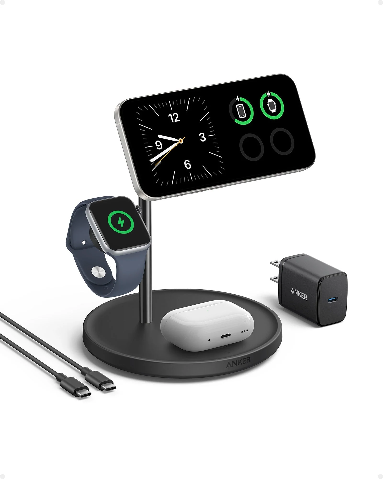 Anker MagGo Wireless Charging Station (3-in-1 Stand) - Image 3