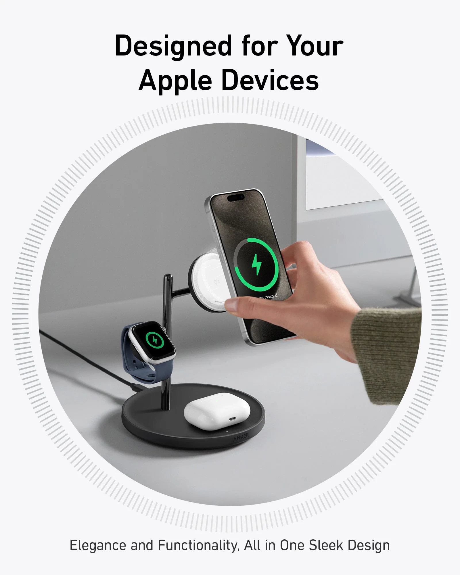 Anker MagGo Wireless Charging Station (3-in-1 Stand) - Image 6